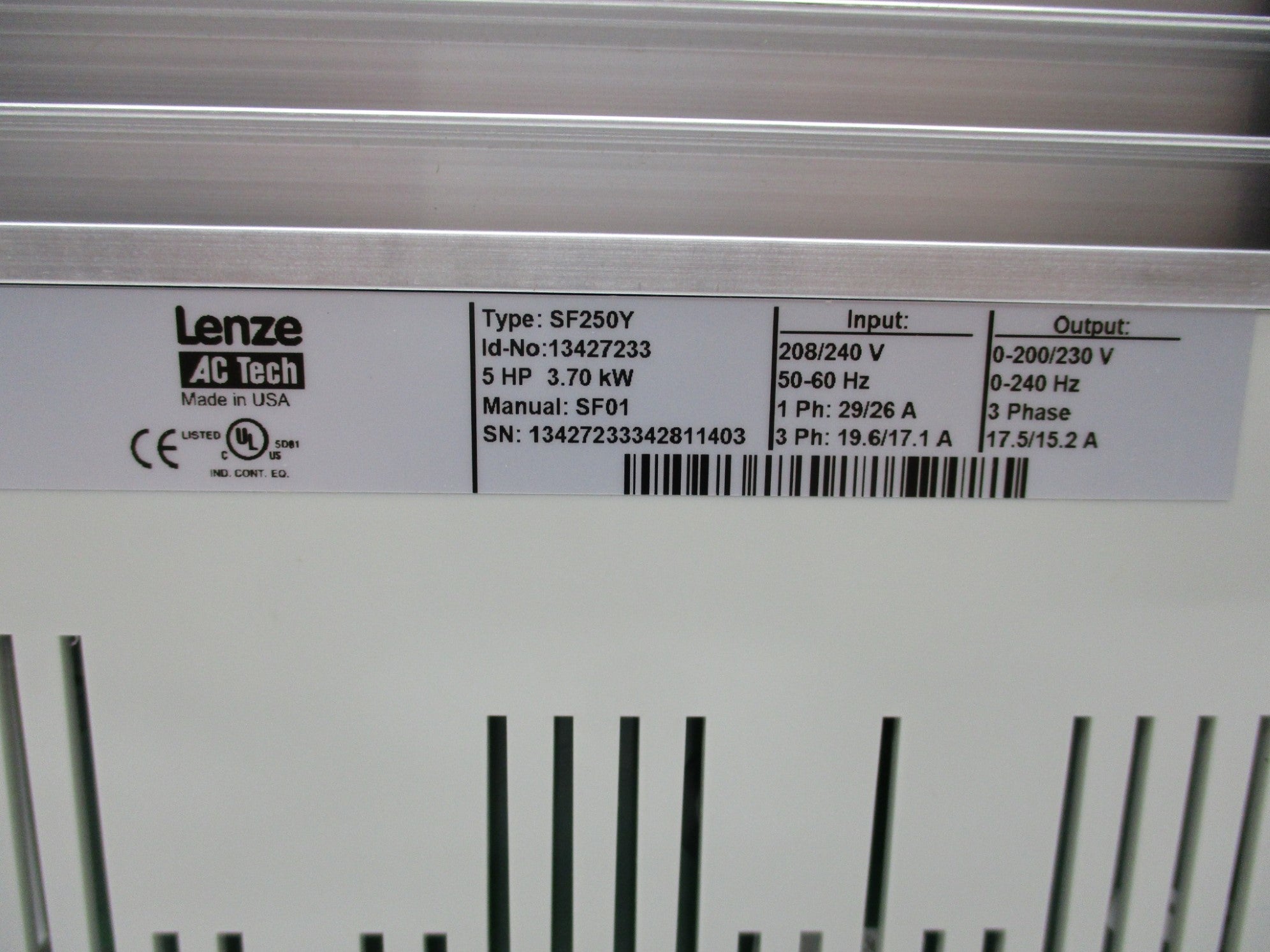LENZE SF250Y NSMP