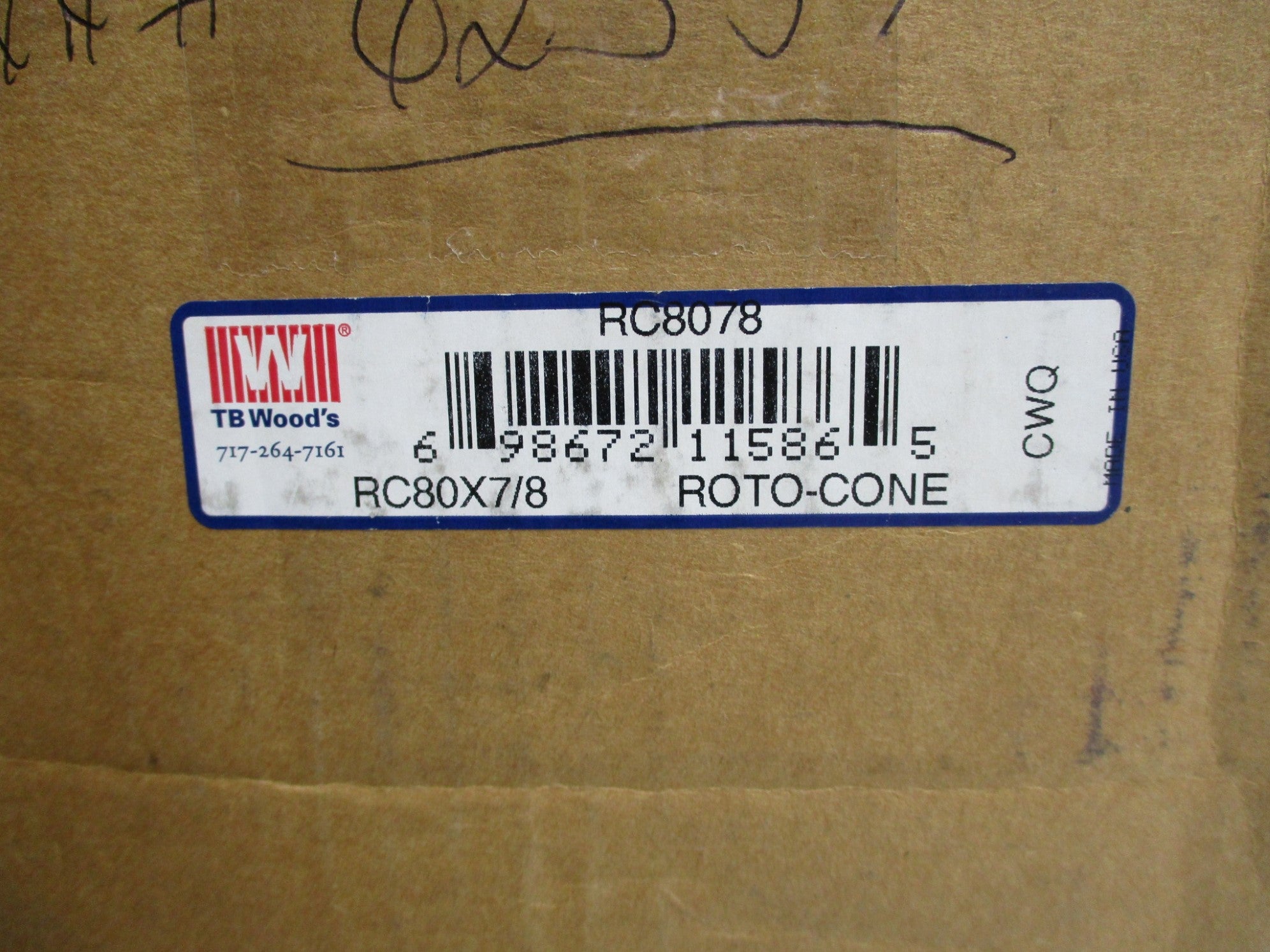TB WOODS MODEL RC80 NSMP