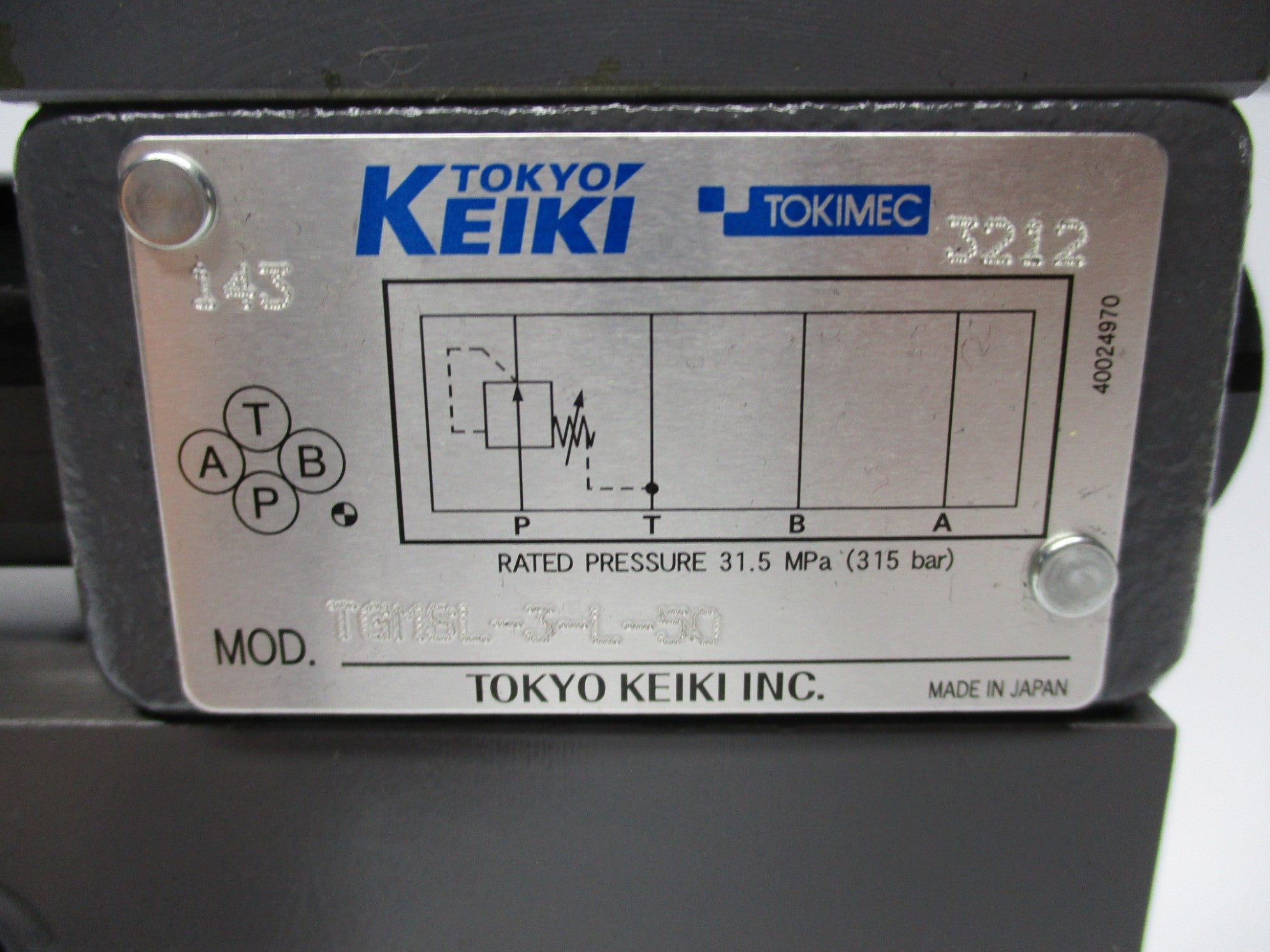 TOKYO KEIKI TCG62-06-FVY-C-PN2-H-16-SH-S189 NSMP