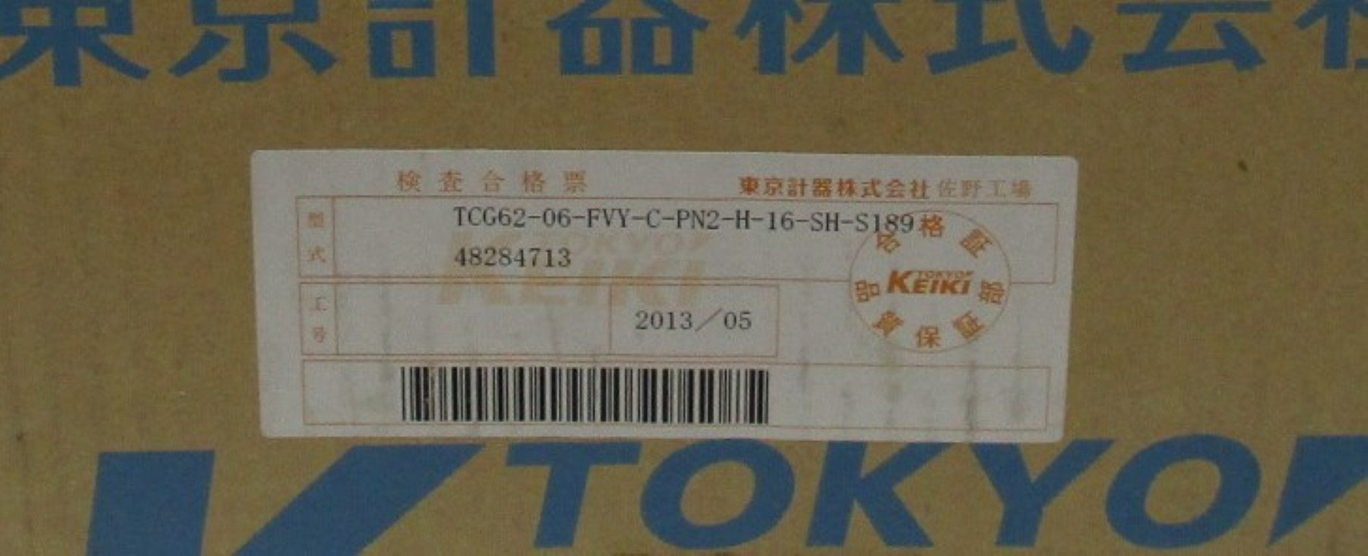 TOKYO KEIKI TCG62-06-FVY-C-PN2-H-16-SH-S189 NSMP