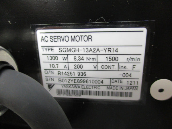 YASKAWA SGMGH-13A2A-YR14 NSMP