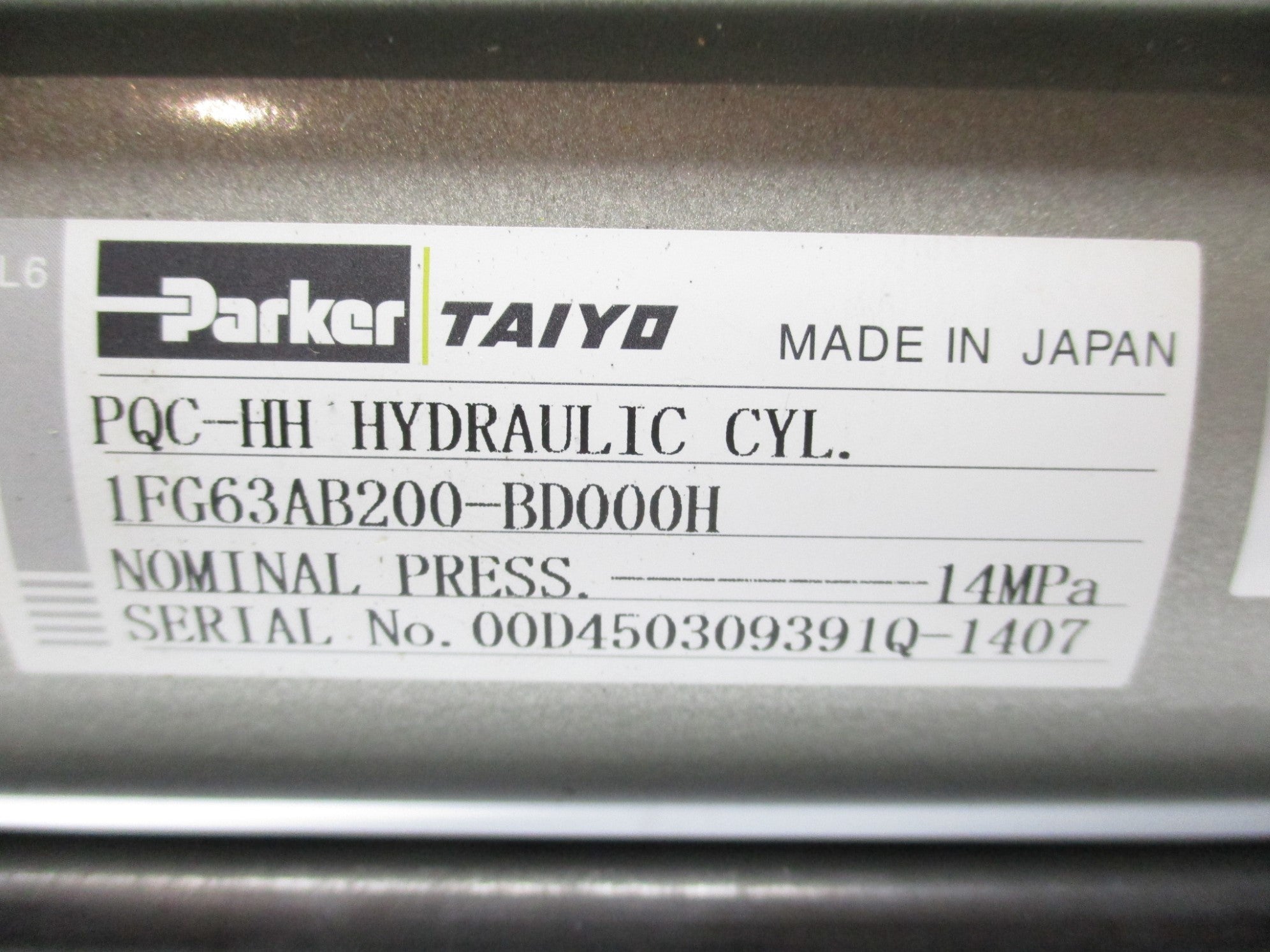 PARKER 1FG63AB200-BD000H NSNP