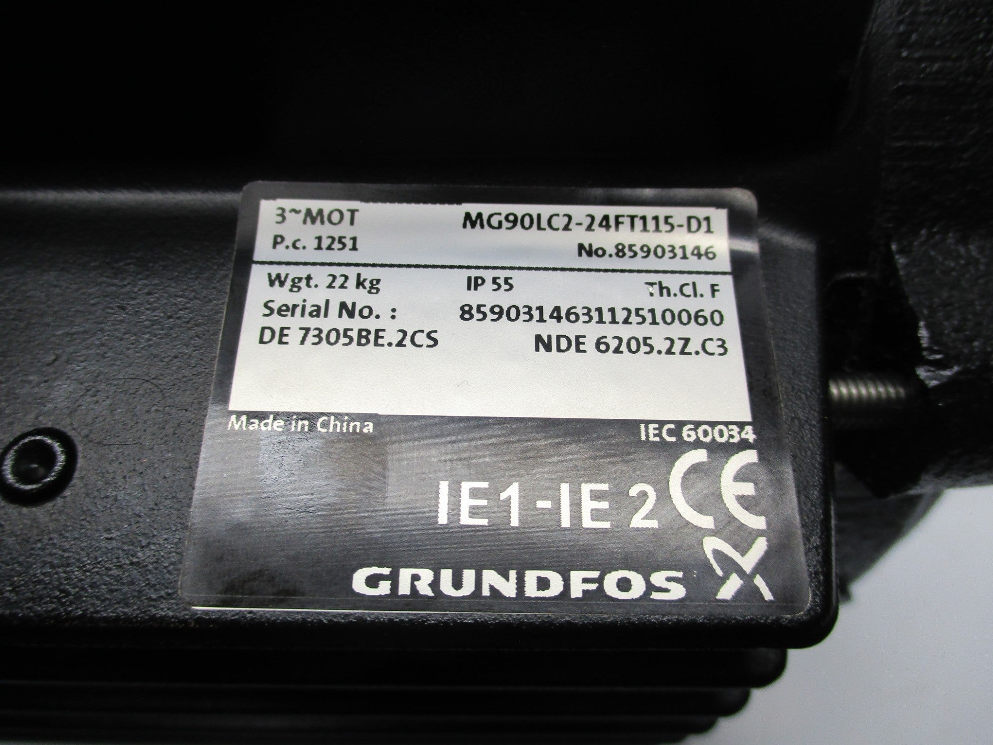 GRUNDFOSS MG90LC2-24FT115-D1 NSNP