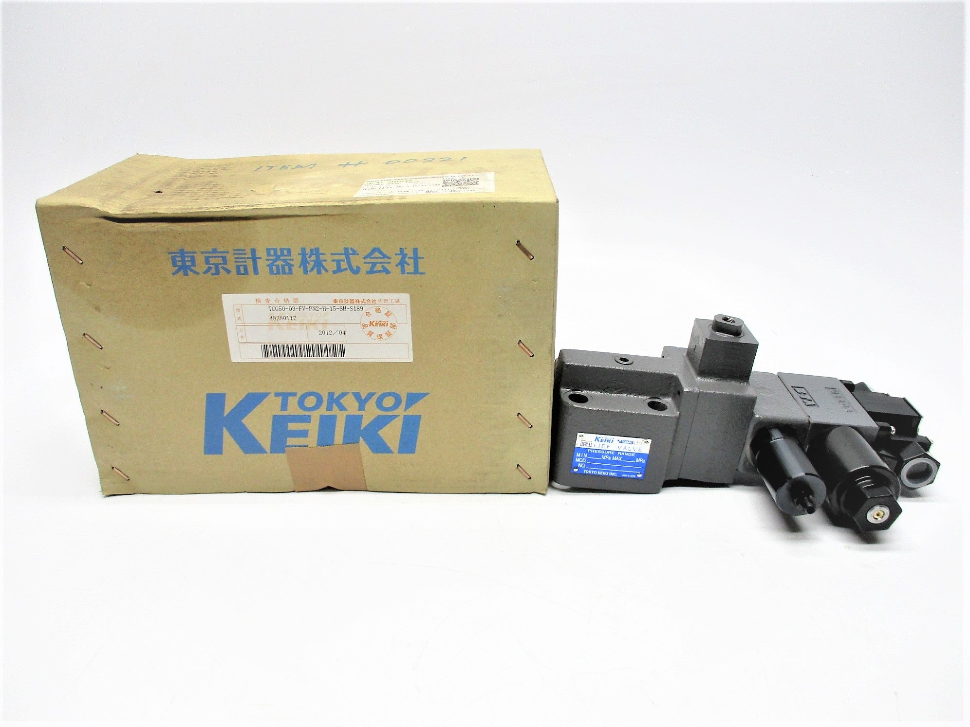 TOKYO KEIKI TCG50-03-FV-PN2-H-15-SH-S189 NSMP