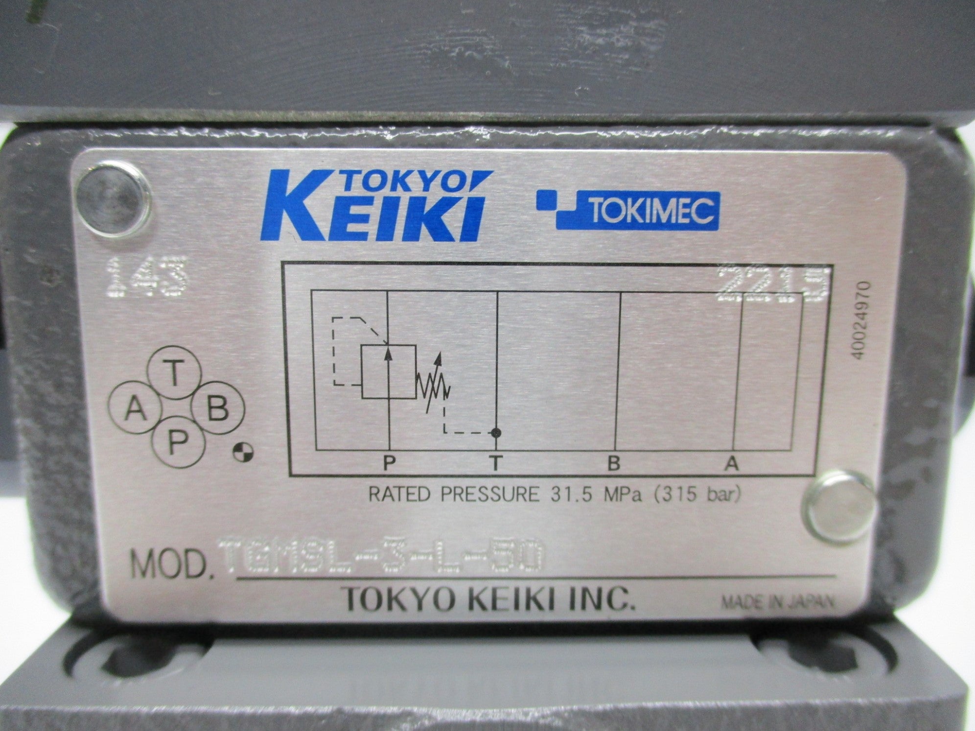 TOKYO KEIKI TCG50-03-FV-PN2-H-15-SH-S189 NSMP