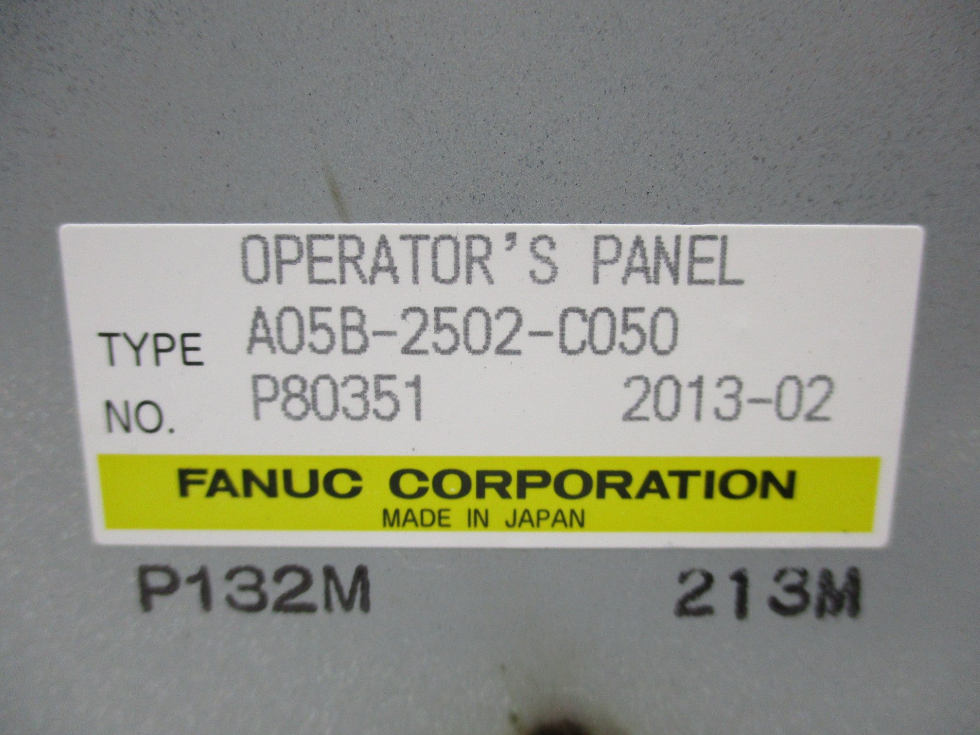 FANUC A05B-2502-C050 NSNP