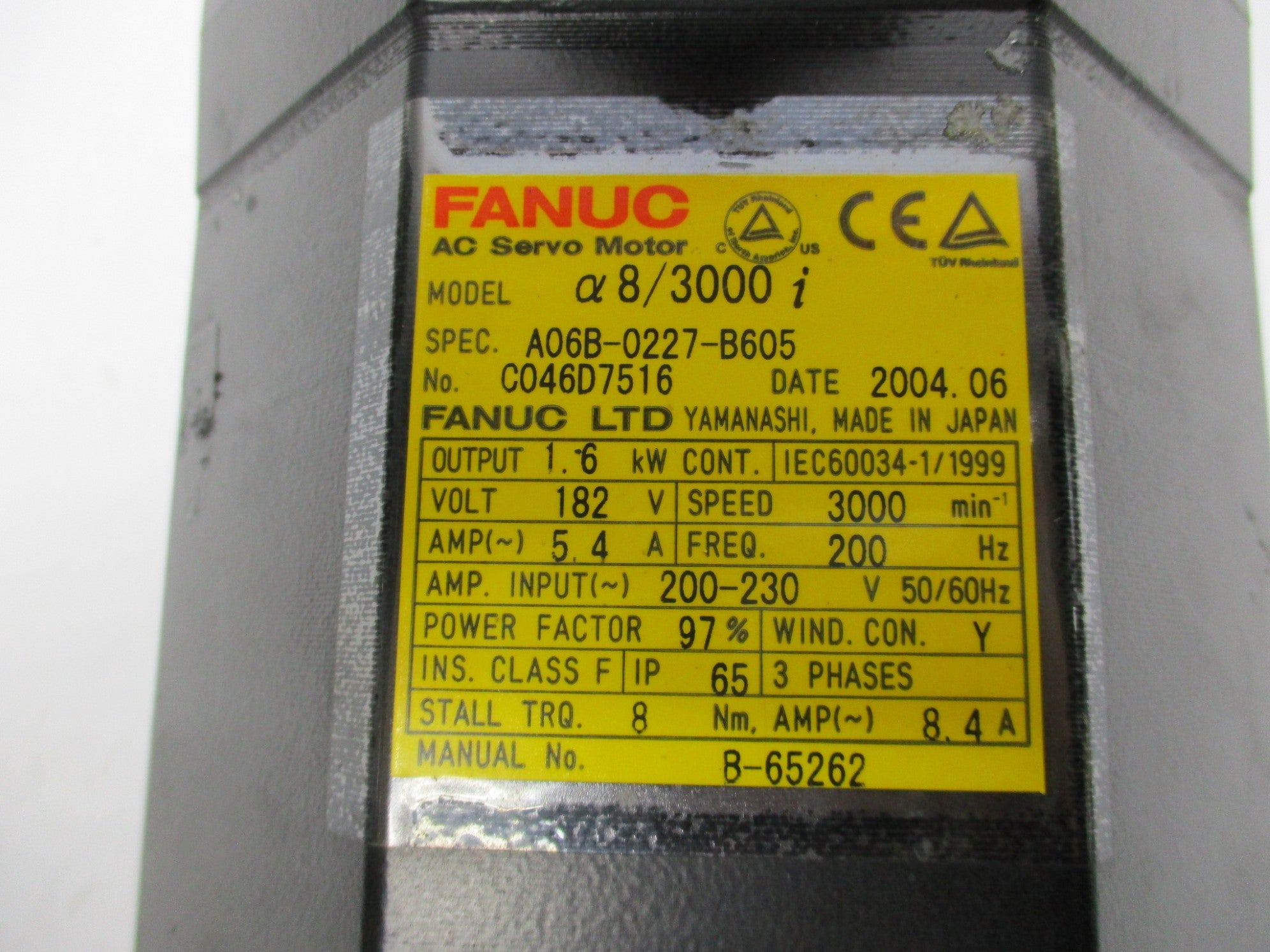 FANUC A06B-0227-B605 UNMP