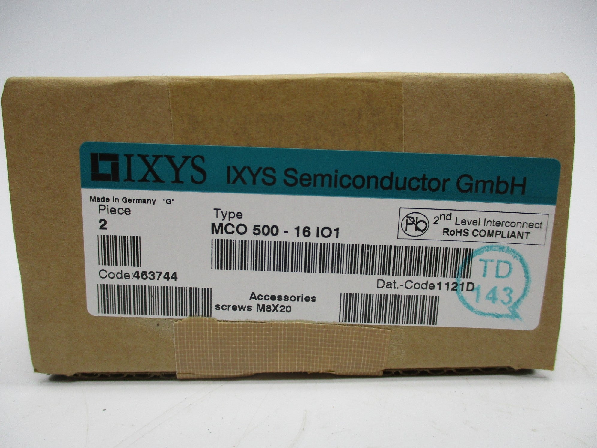IXYS MCO500-16IO1 (PKG OF 2) NSMP