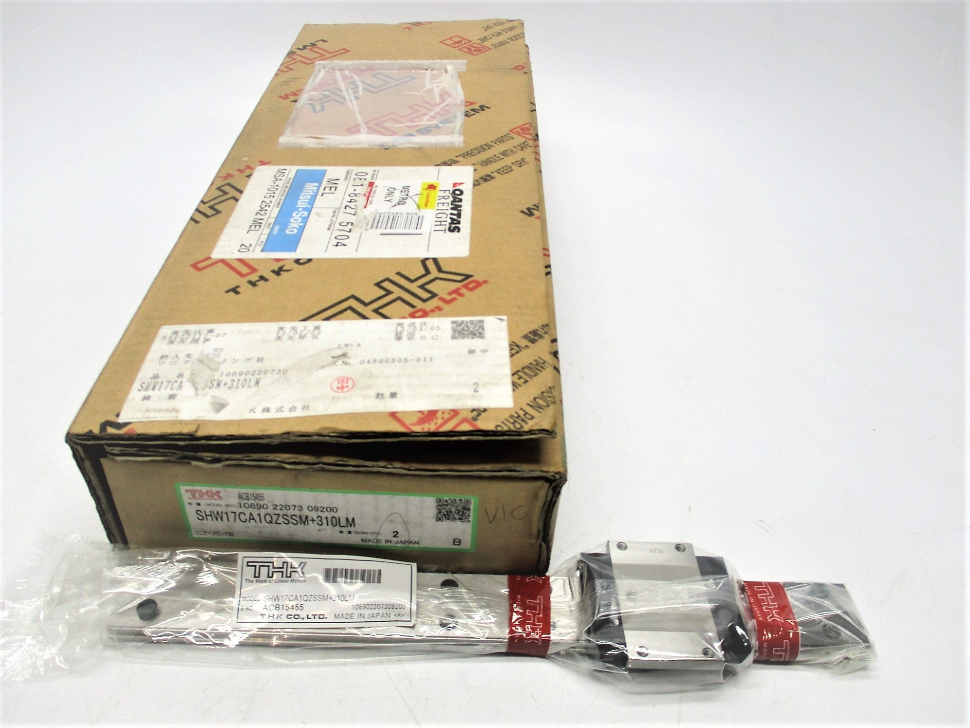 THK SHW17CA1QZSSM+310LM 106902207309200 (PKG OF 2) NSMP