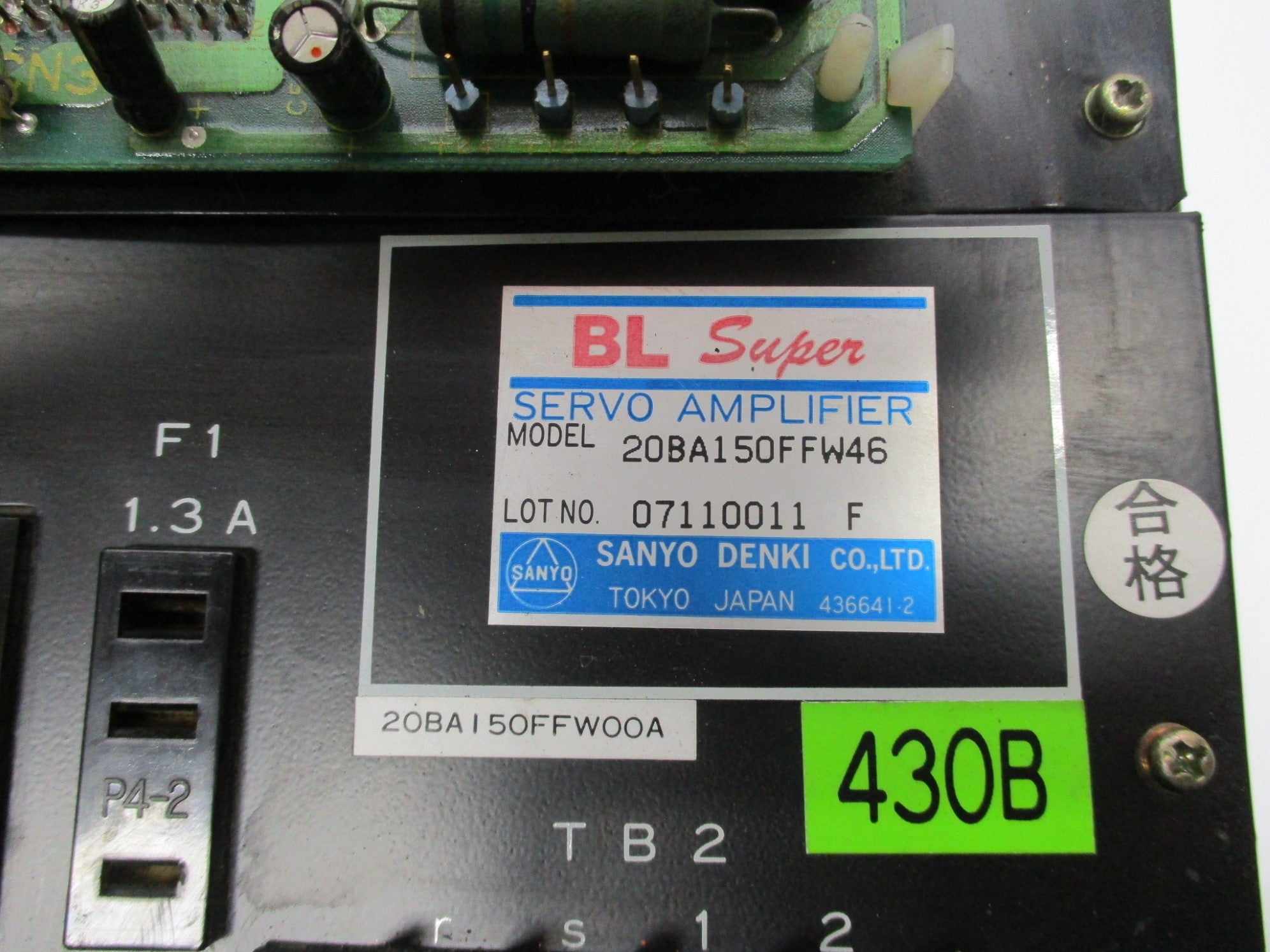SANYO DENKI 20BA150FFW46 UNMP