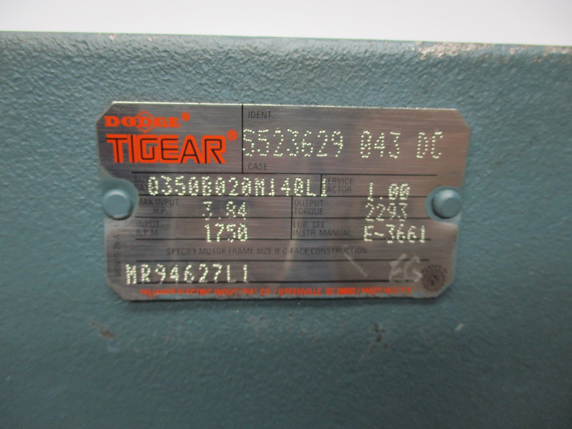 DODGE Q350B020M140L1 MR94627L1 UNMP