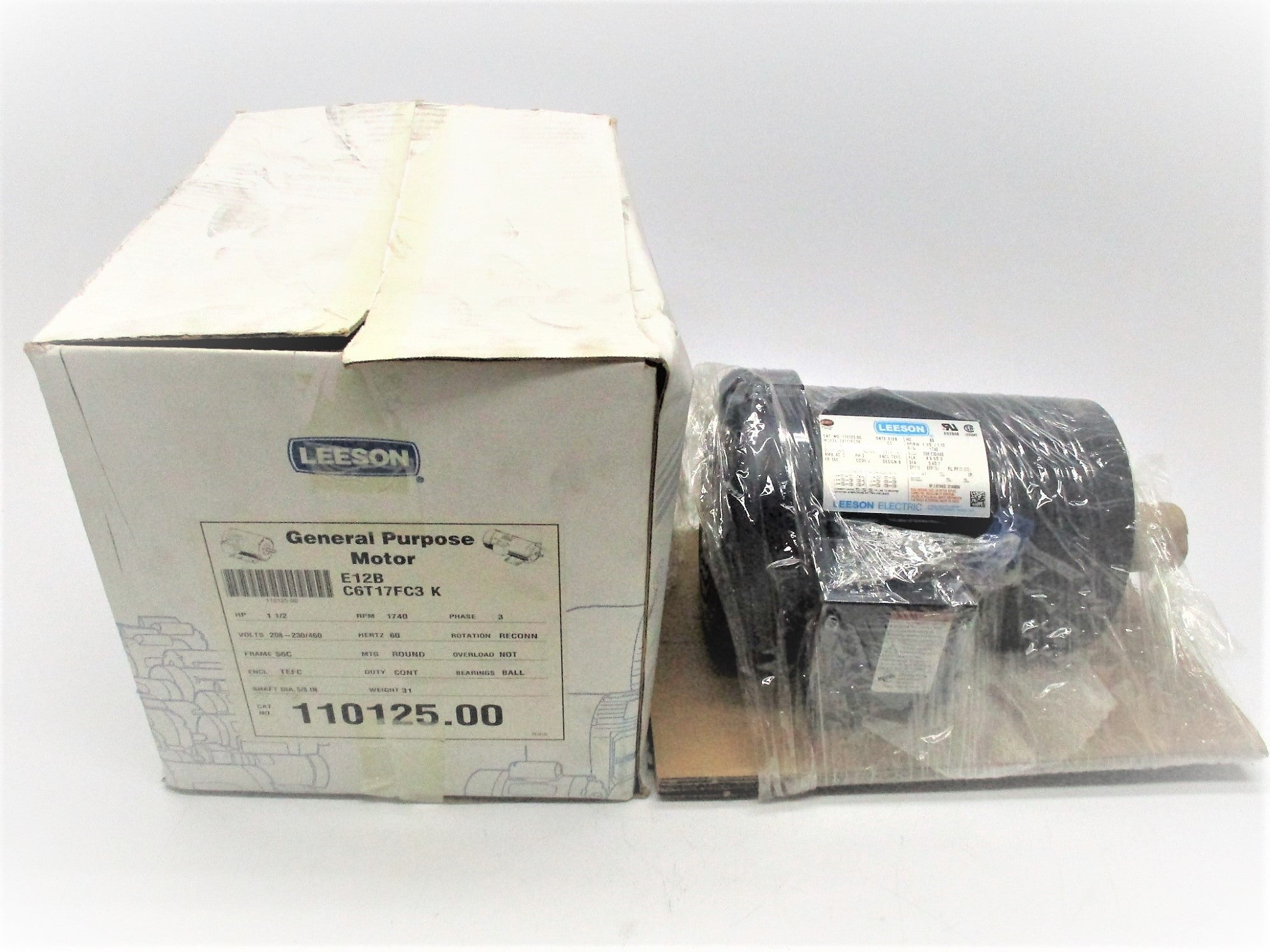 LEESON C6T17FC3K 110125.00 460V NSMP
