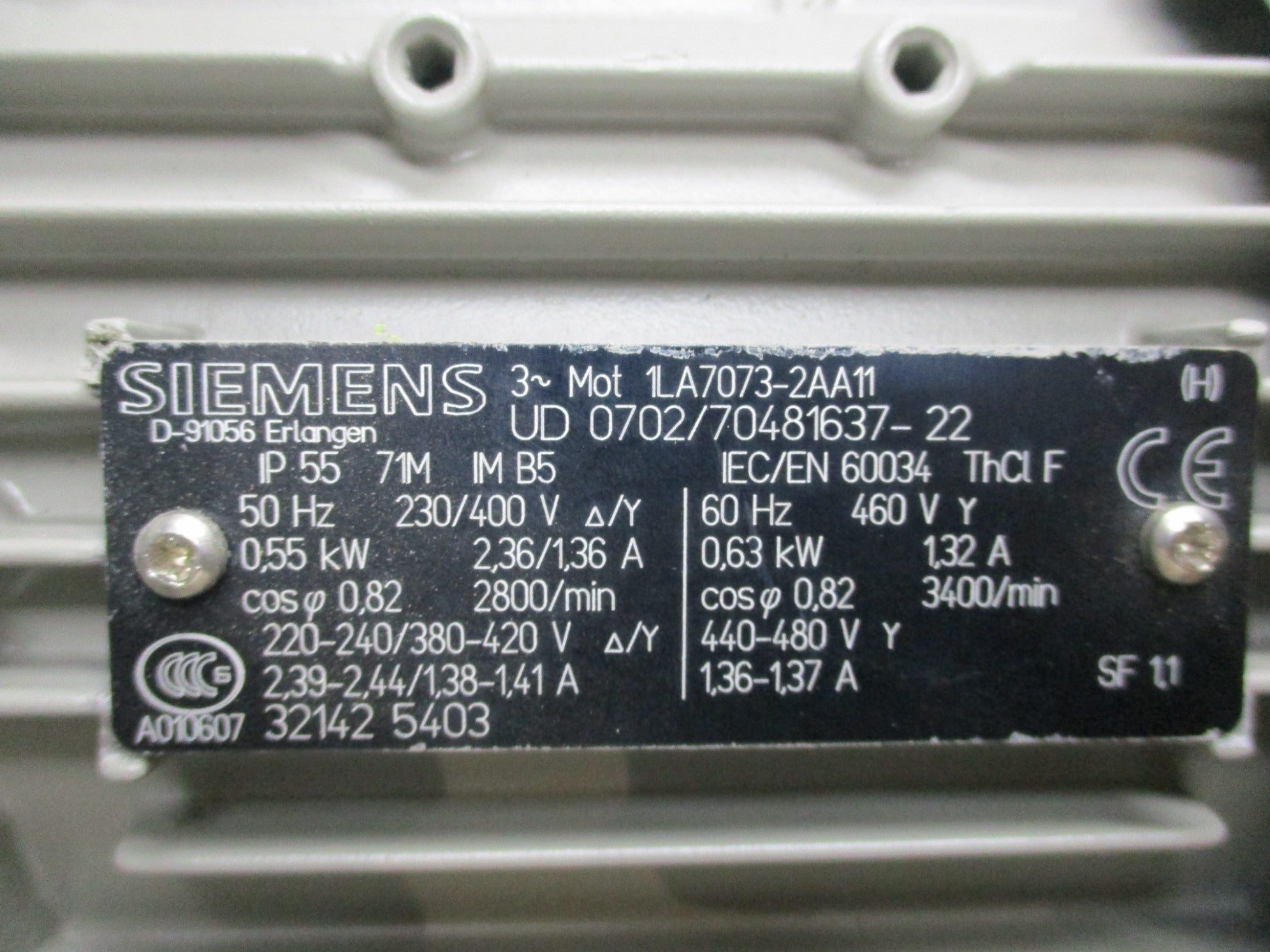 DELTA NEU 61001322 1LA7073-2AA11 UNMP