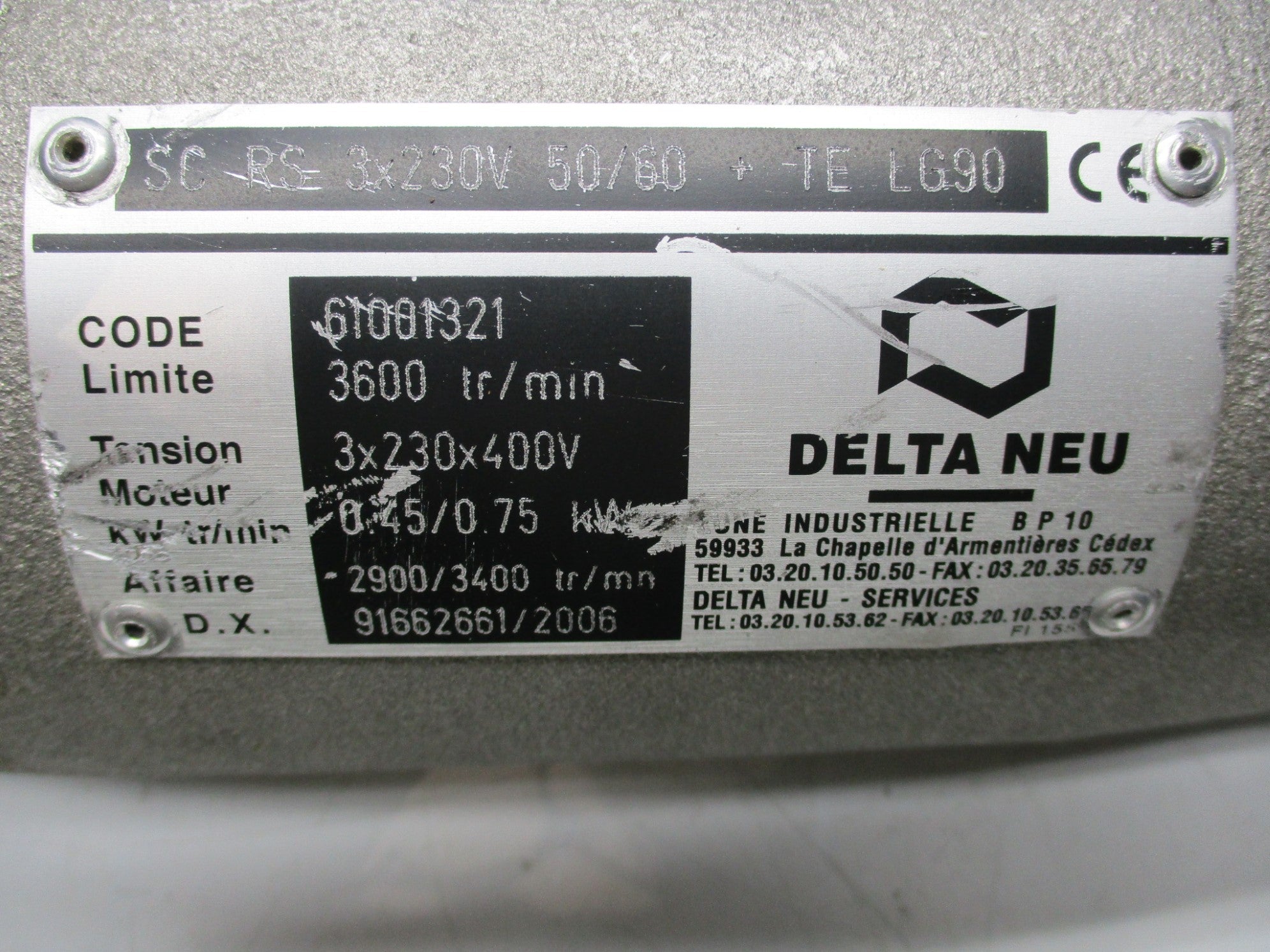 DELTA NEU 61001321 1LA7073-2AA11 UNMP