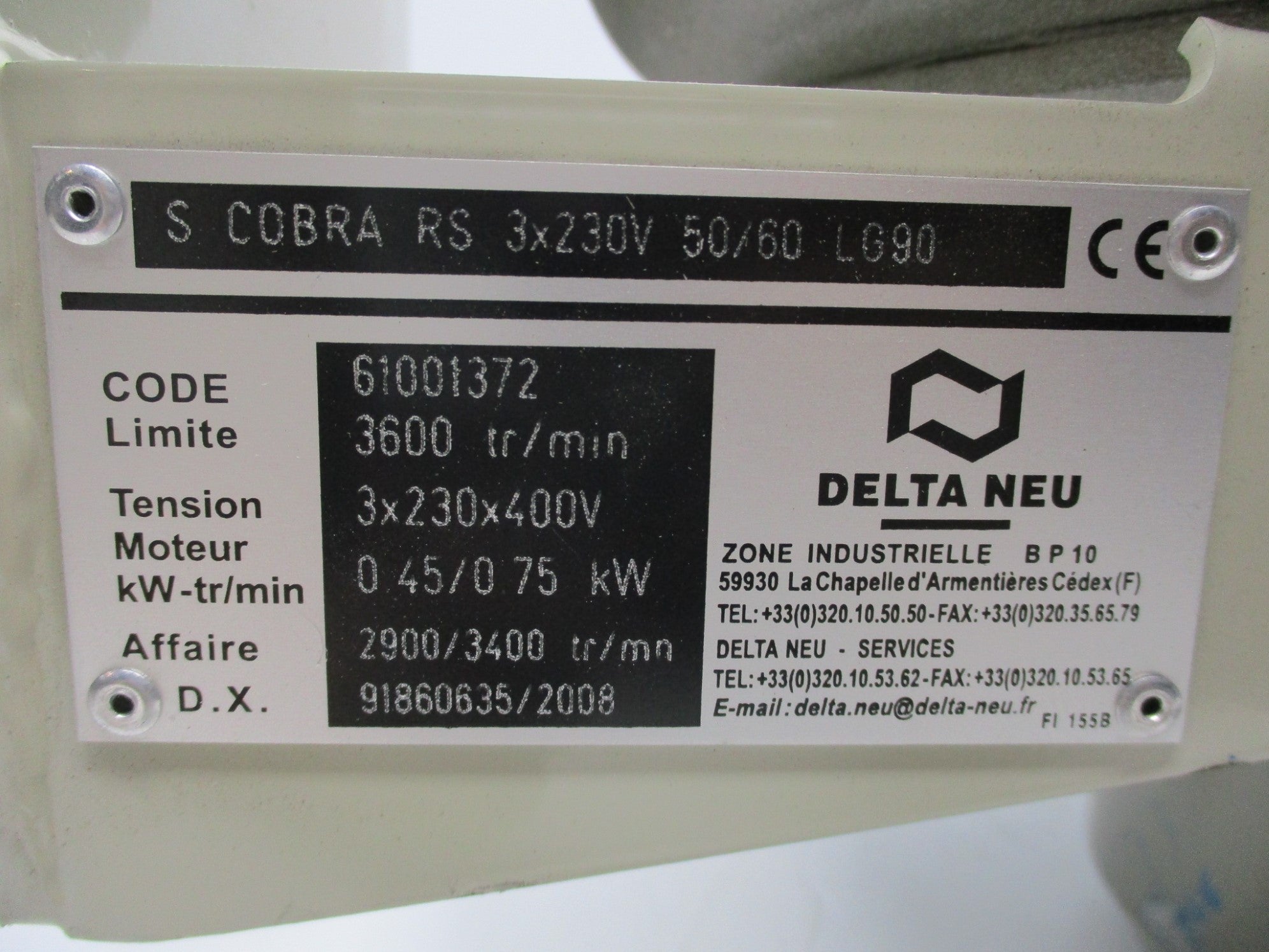 DLETA NEU 61001372 1LA7073-2AA11 UNMP