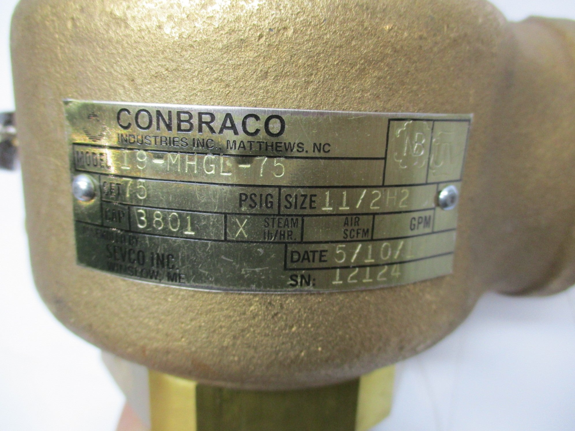 CONBRACO 19-MHGL-75 NSNP