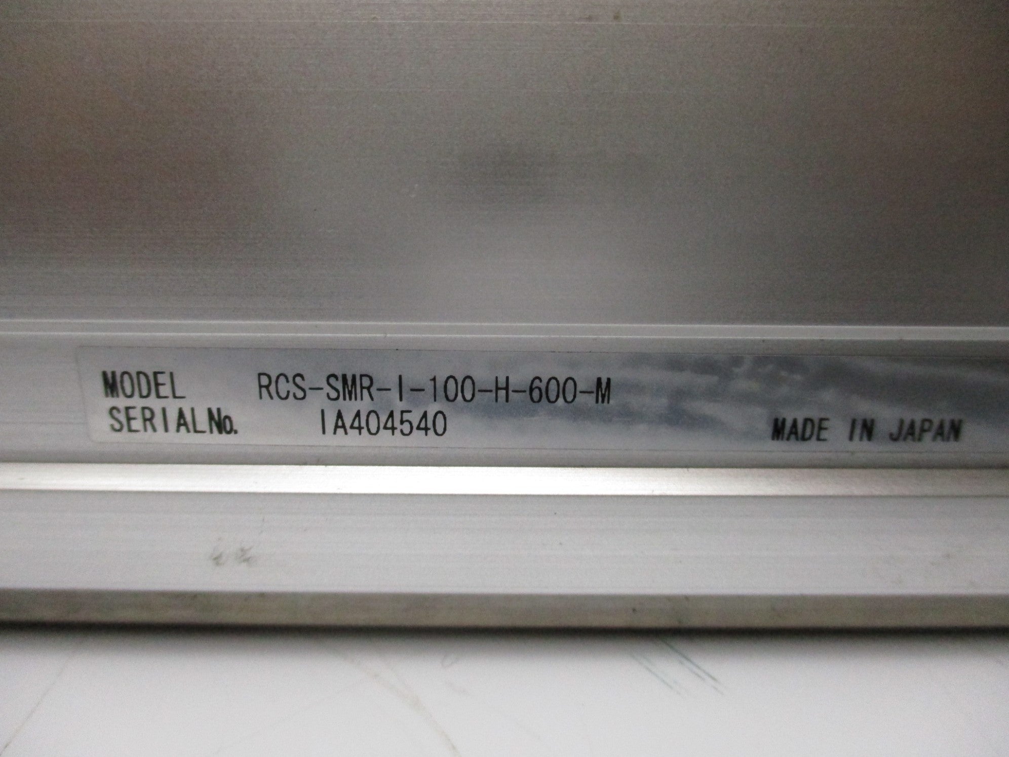 ROBO CYLINDER RCS-SMR-I-100-H-600-M NSNP
