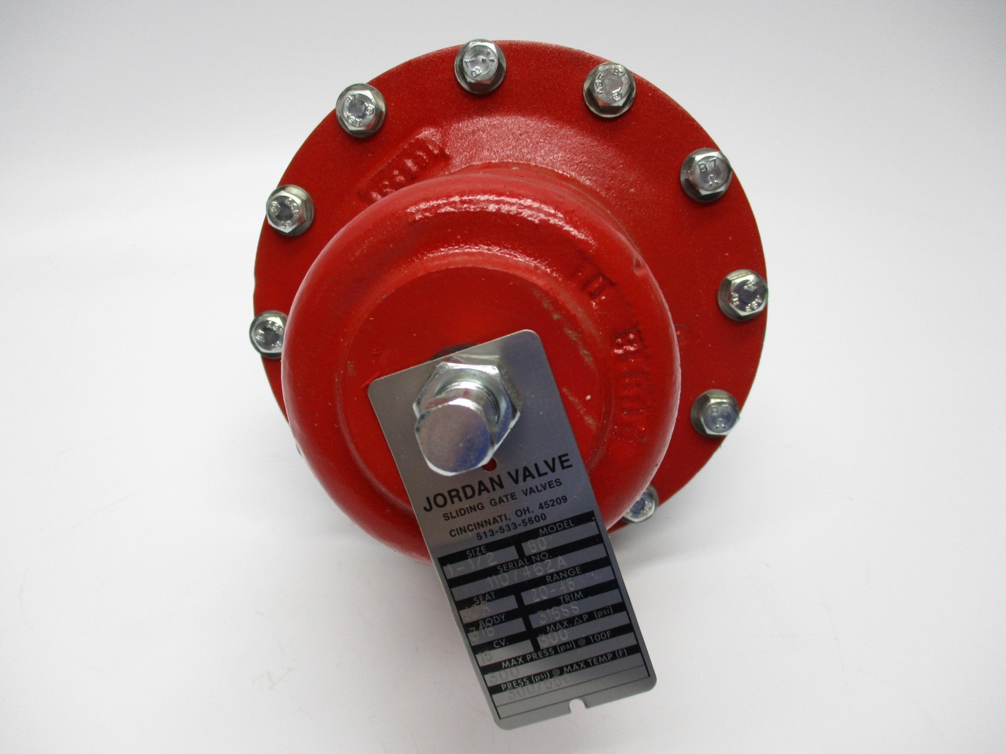 JORDAN VALVE MODEL 60 NSNP
