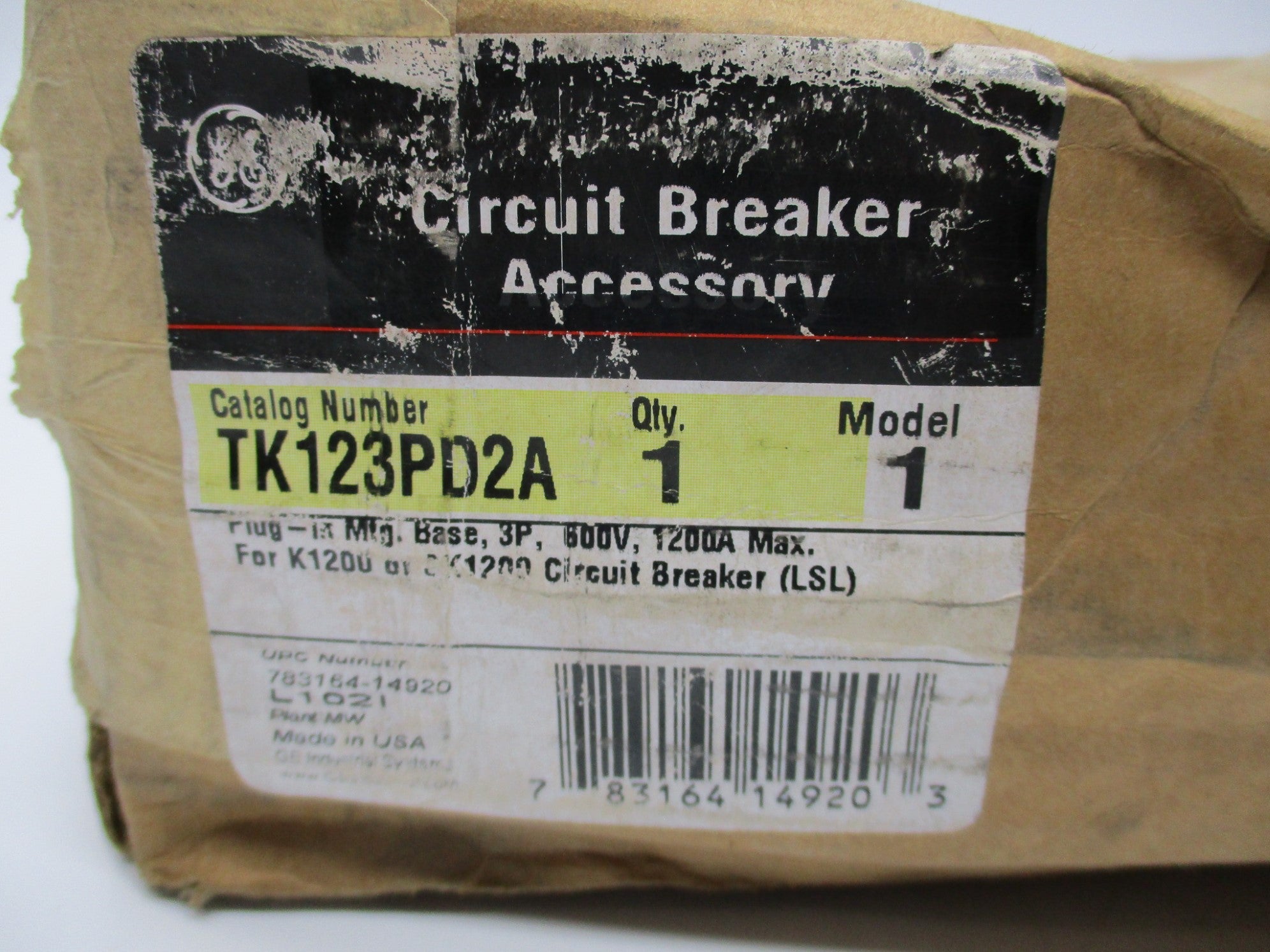 GENERAL ELECTRIC TK123PD2A 800V 1200A NSFS