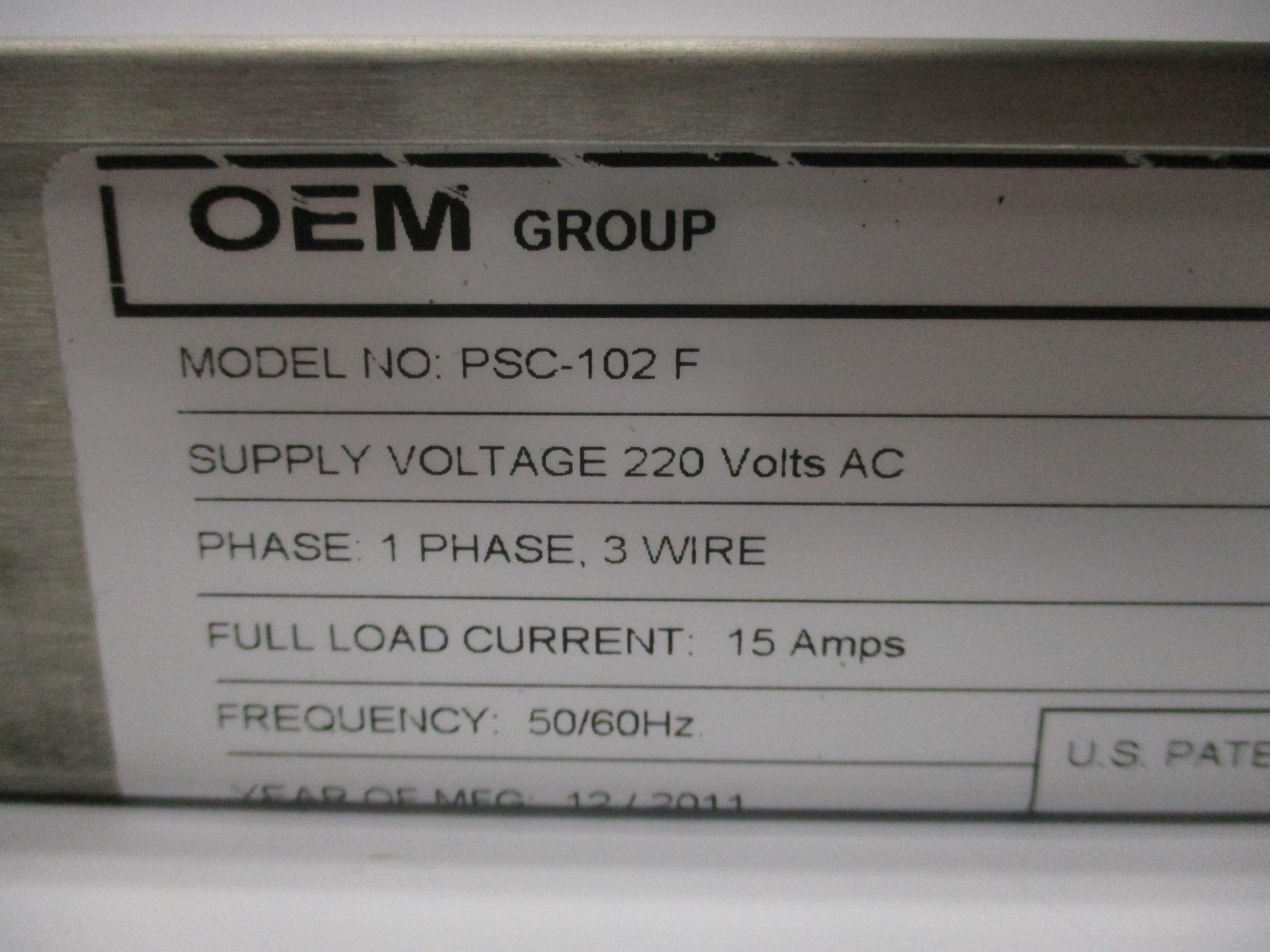 OEM GROUP PSC-102F UNMP