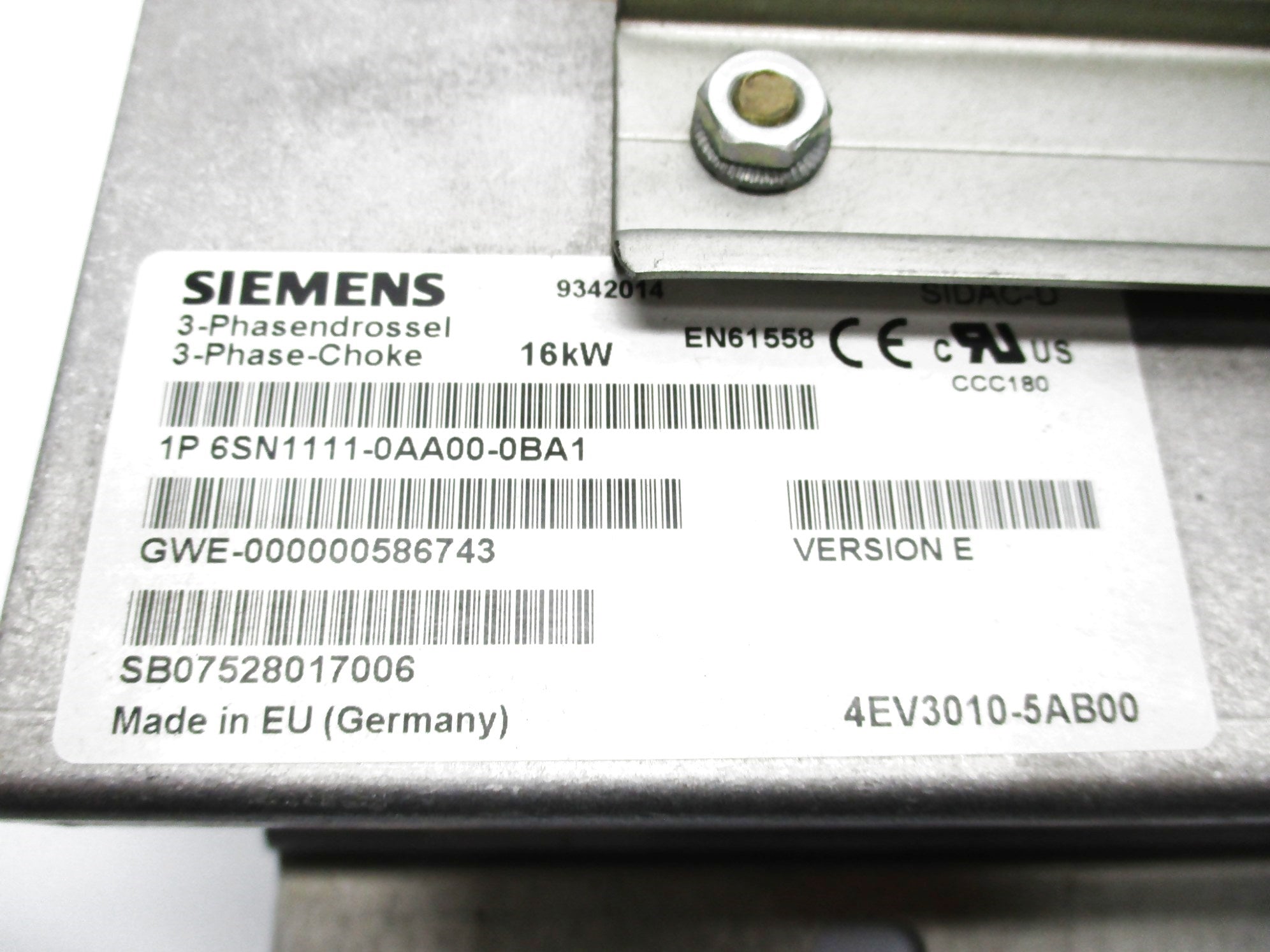 SIEMENS 6SN1111-0AA00-0BA1 NSNP