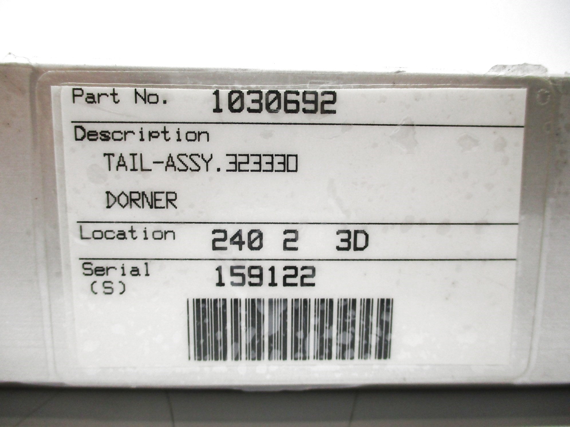 DORNER 323330 1030692 UNMP