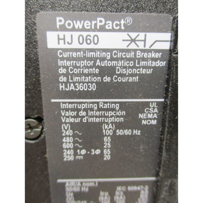 SQUARE D HJA36030 SER. 1 600V 30A NSMP