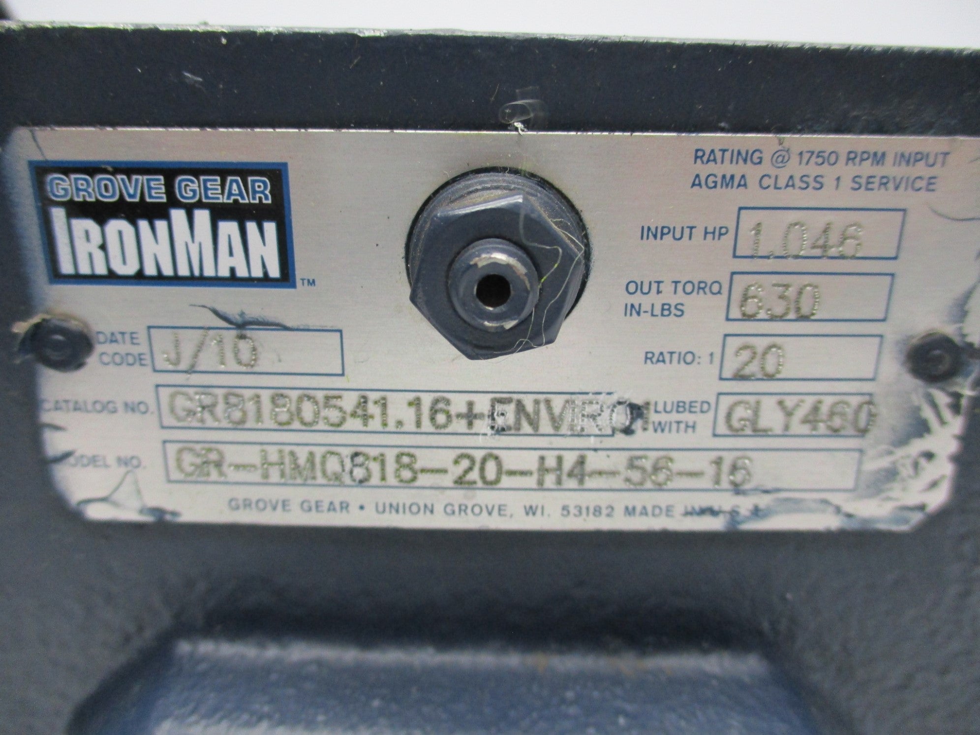 GROVE GEAR GR-HMQ818-20-H4-56-16 NSNP