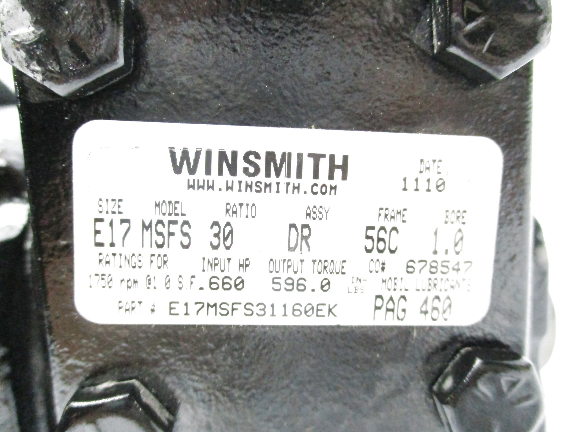 WINSMITH E17MSFS31160EK NSNP
