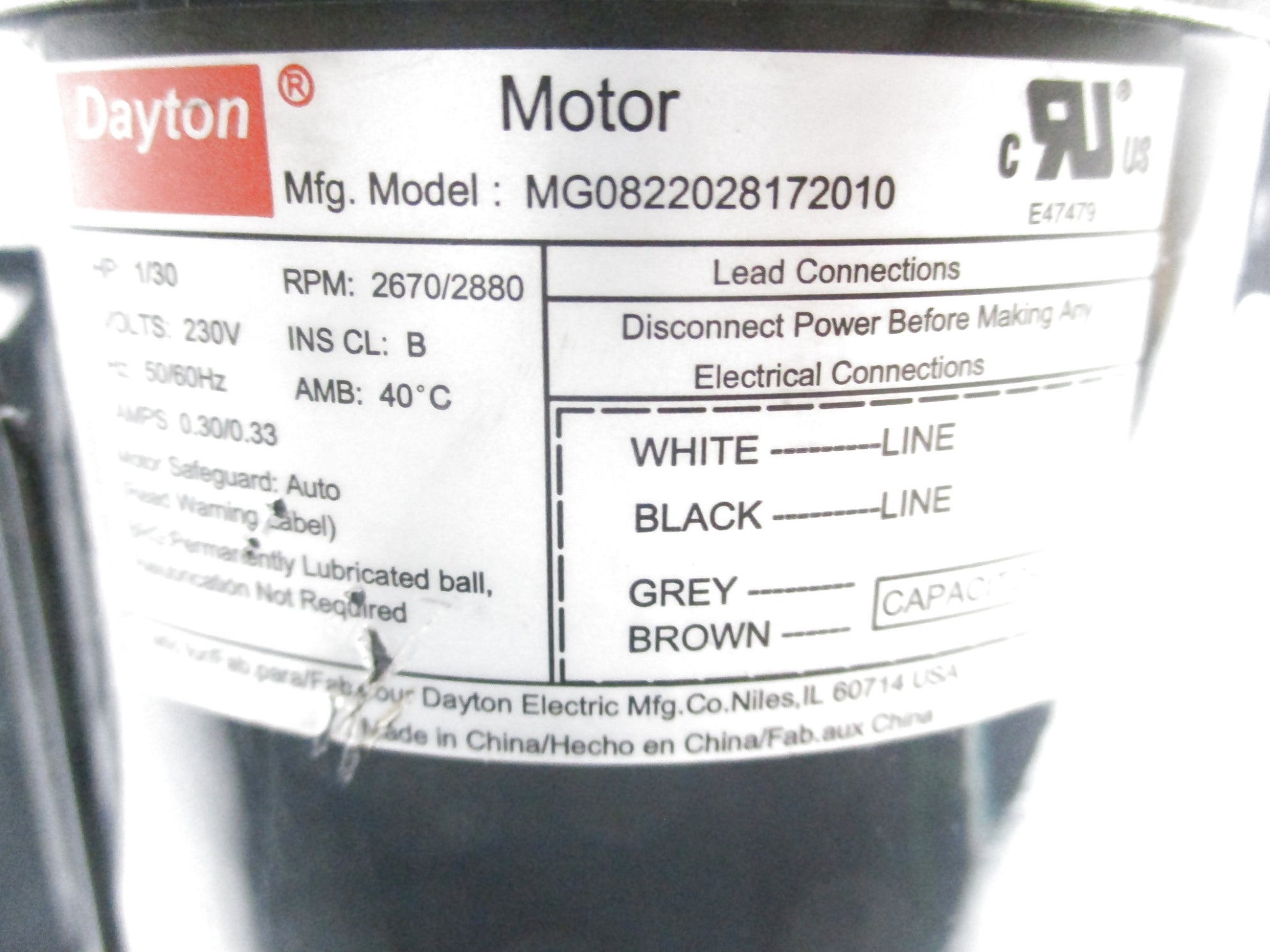 DAYTON 1TDP6 NSNP