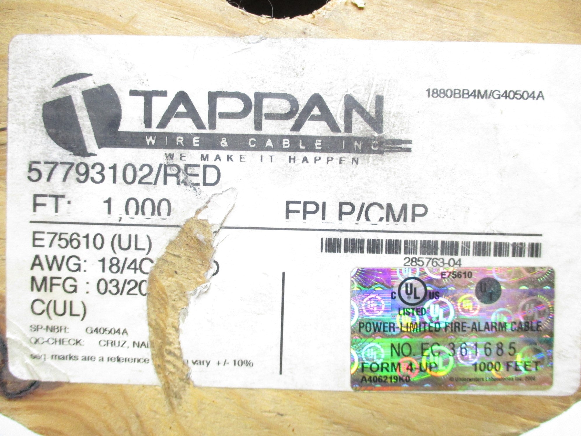 TAPPAN 57793102 18/4C SOL BC OAS FPLP NSMP