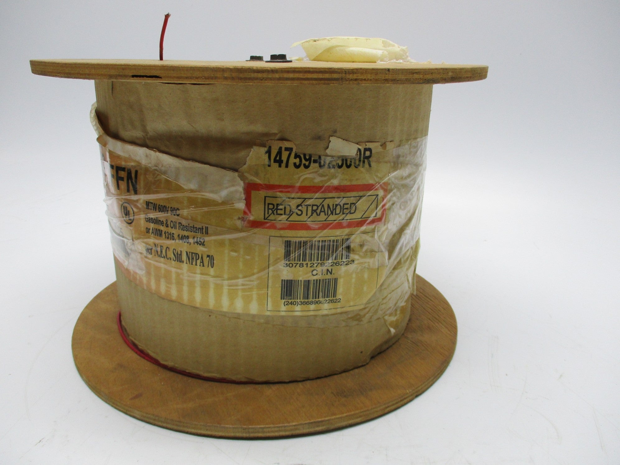 AMERICAN 18AWG-TFFN WIR18TFFNRED25 NSMP