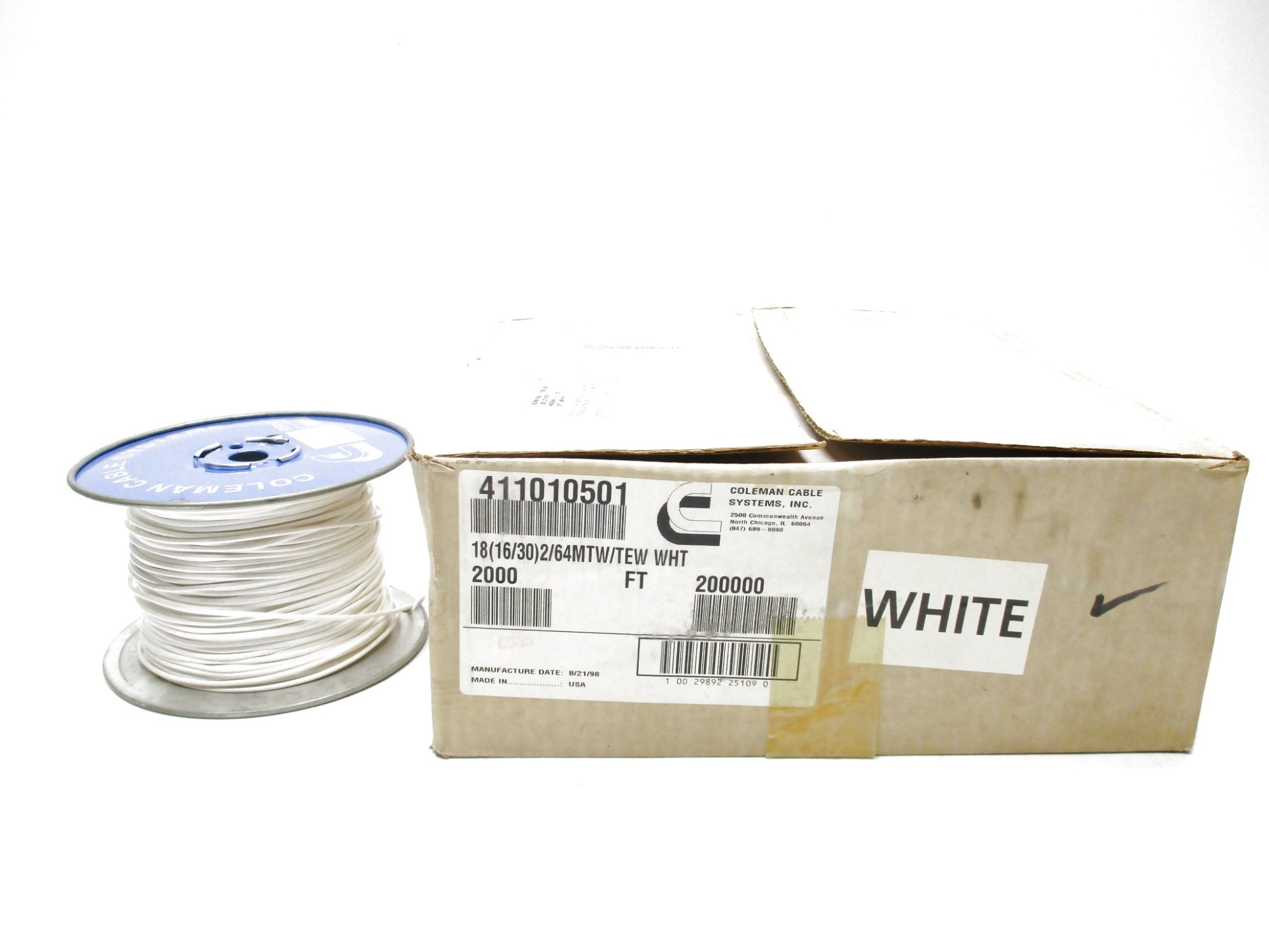 COLMAN CABLE 411010501 (PKG OF 4) NSMP