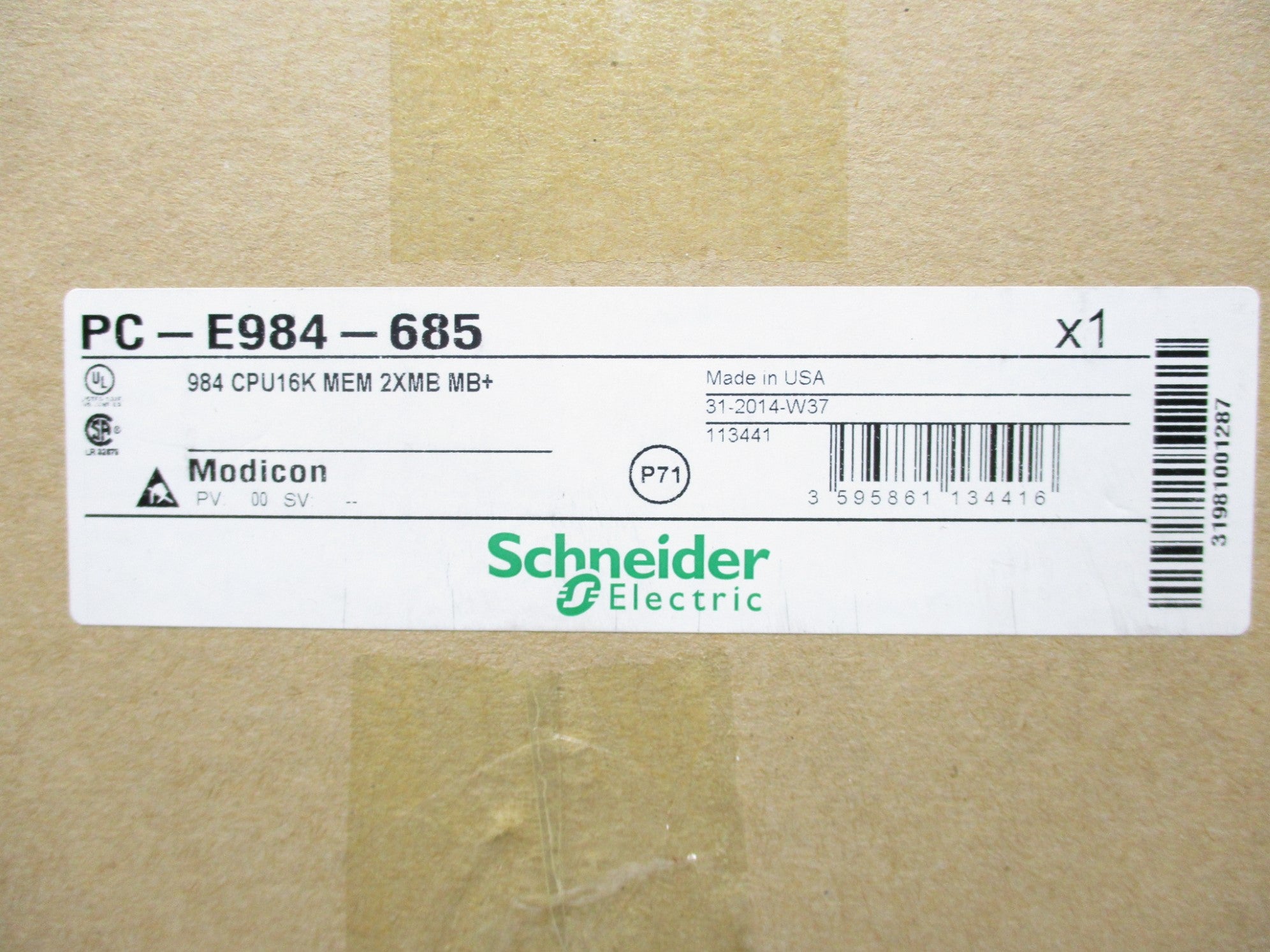 MODICON PC-E984-685 NSMP