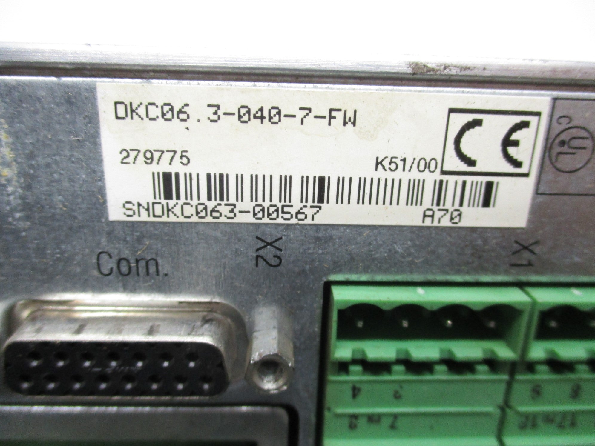 REXROTH DKC06.3-040-7-FW (AS PICTURED) UNMP