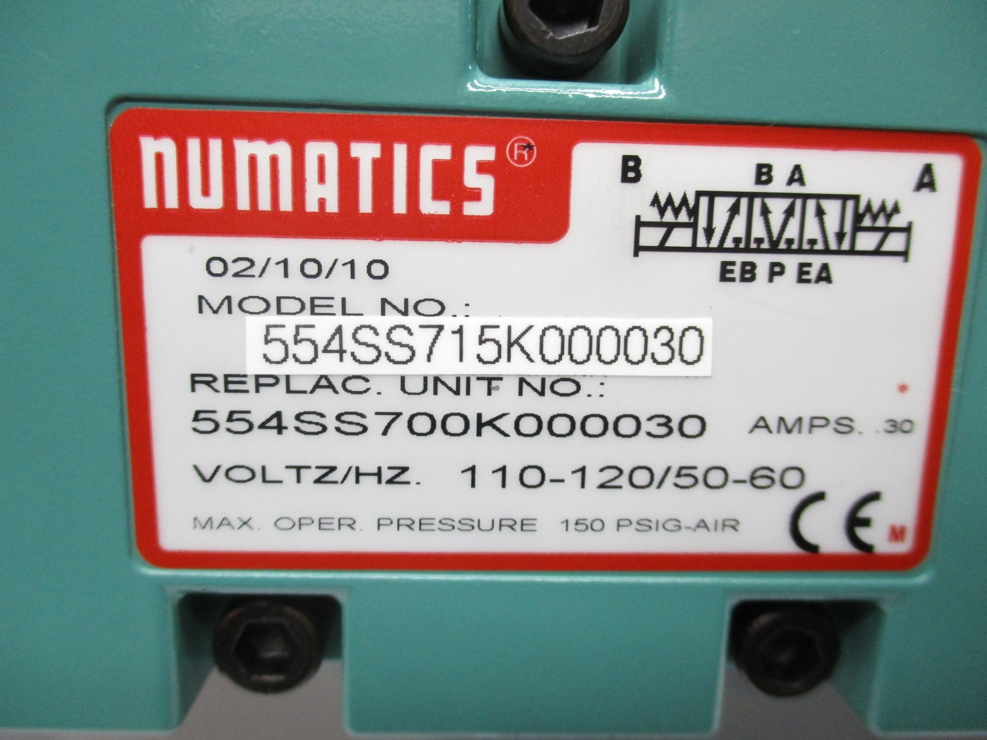 NUMATICS 554SS715K000030 NSNP
