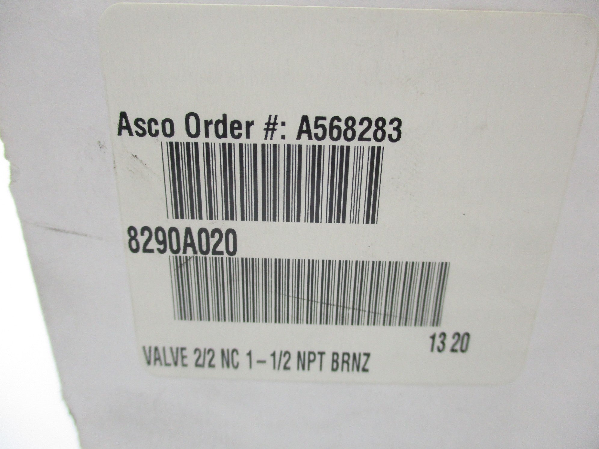 ASCO 8290A020 1 1/2" 60-150PSI NSMP