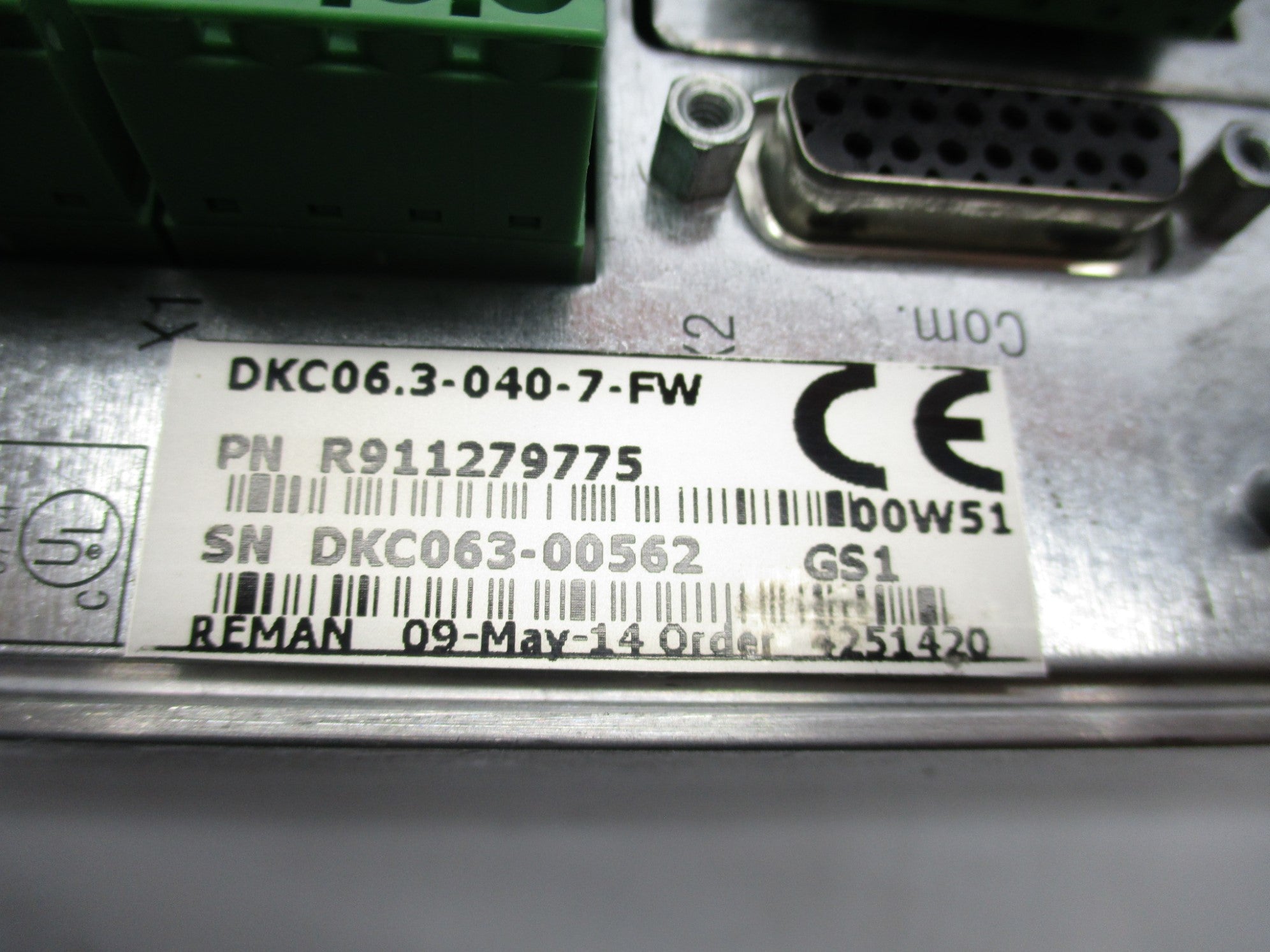 REXROTH DKC06.3-040-7-FW UNMP