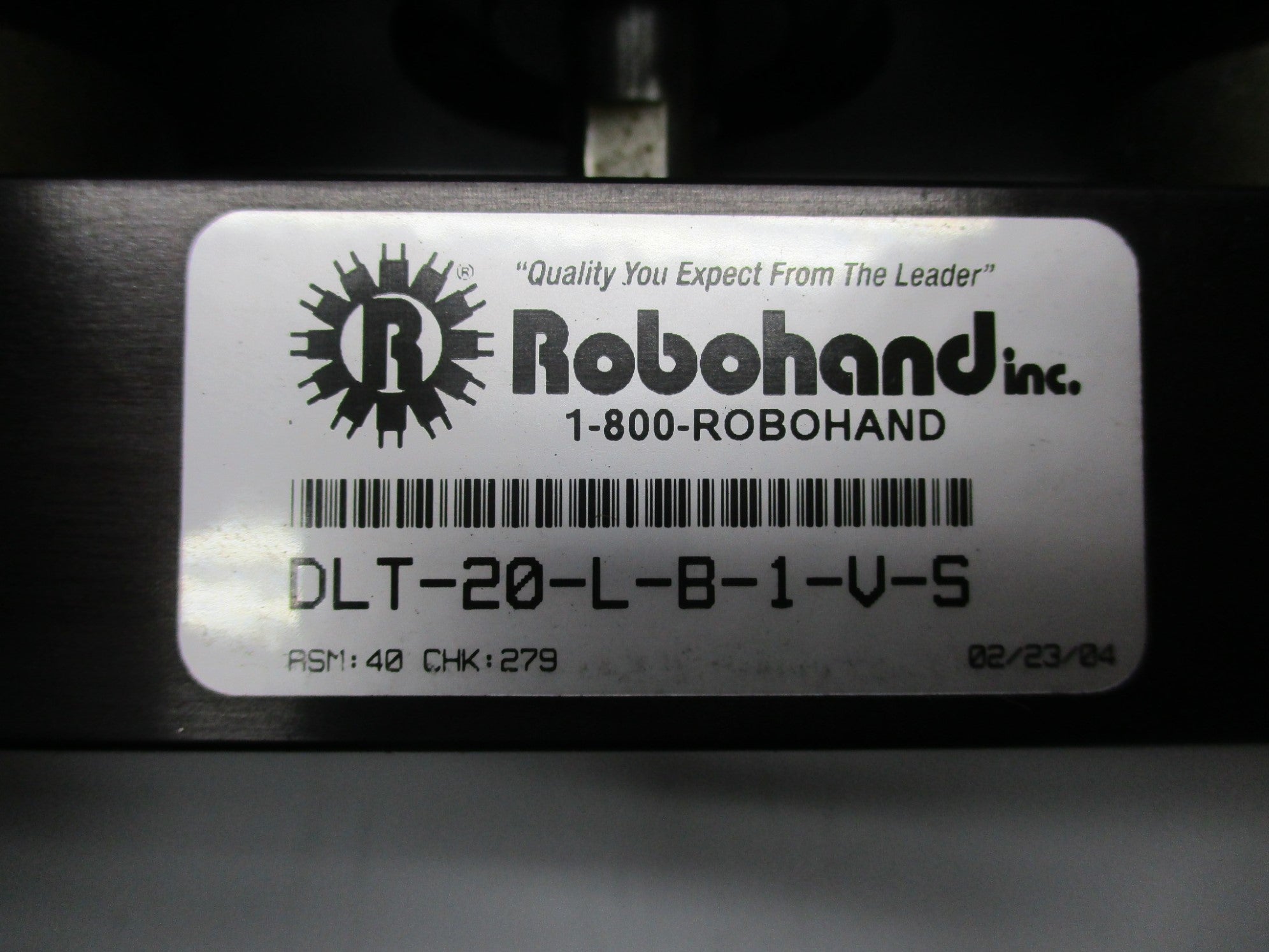 ROBOHAND DLT-20-L-B-1-V-S NSNP