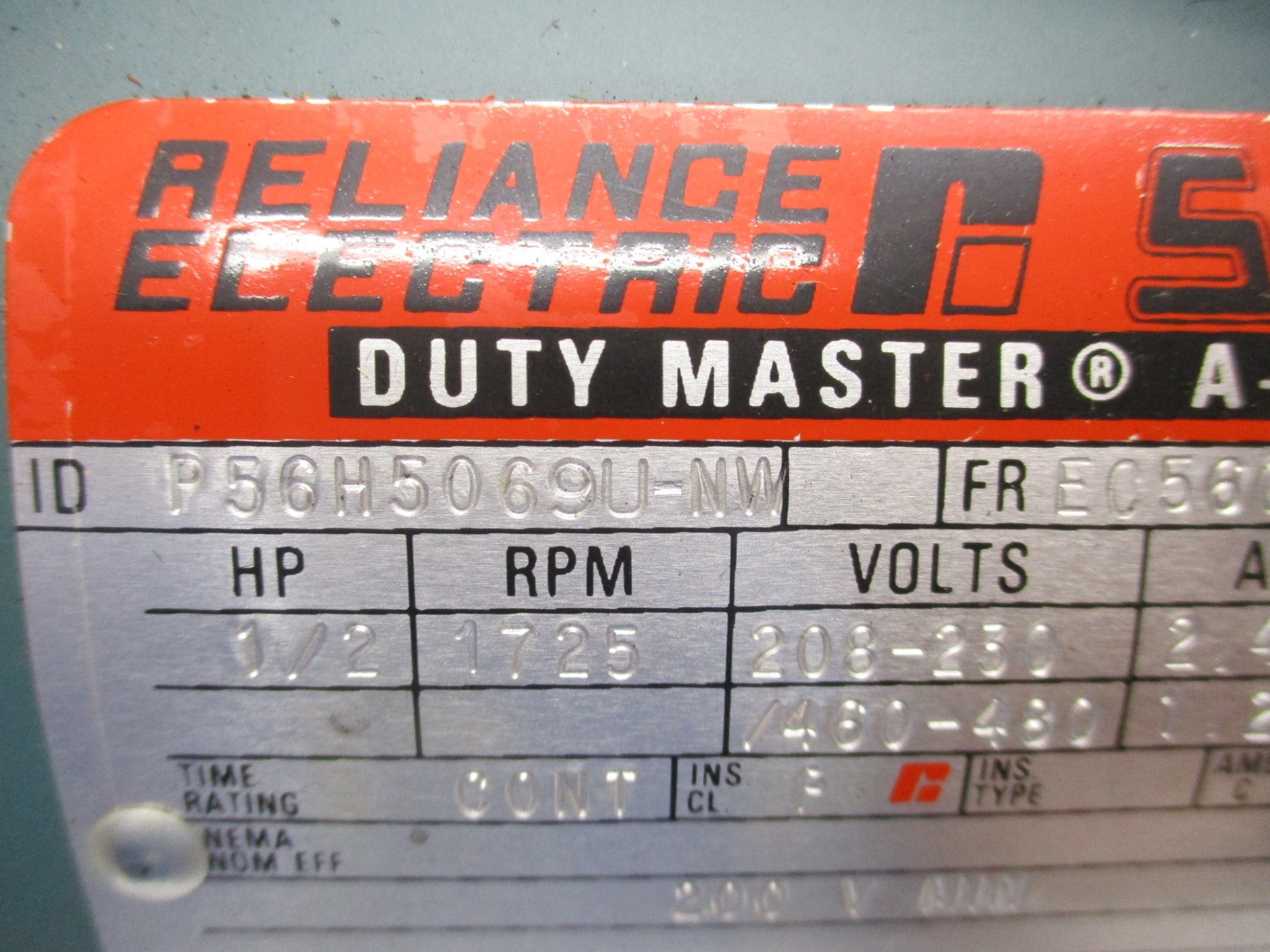 RELIANCE ELECTRIC P56H5069U-NW NSNP