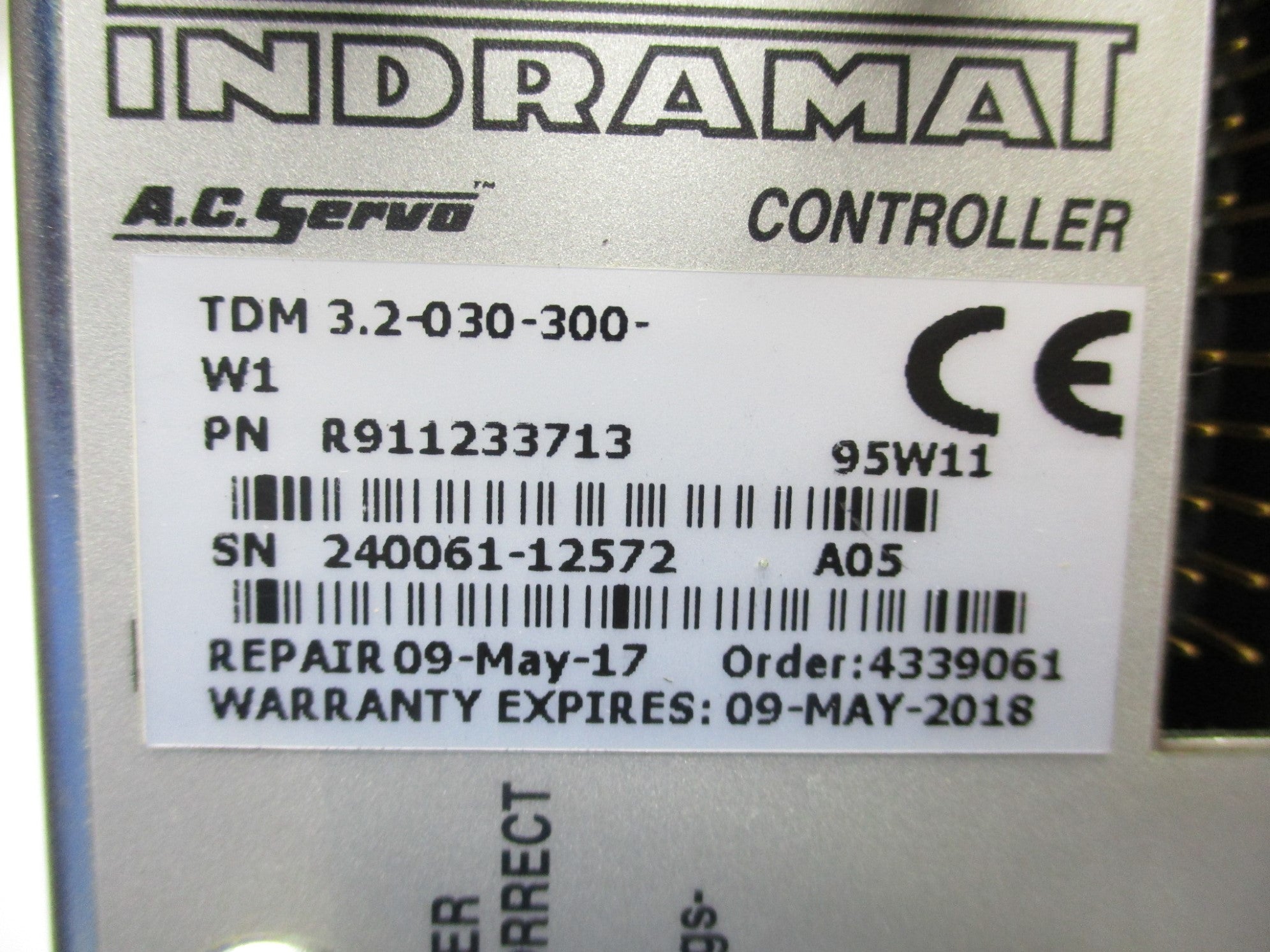 INDRAMAT TDM3.2-030-300-W1 R911233713 REMAN