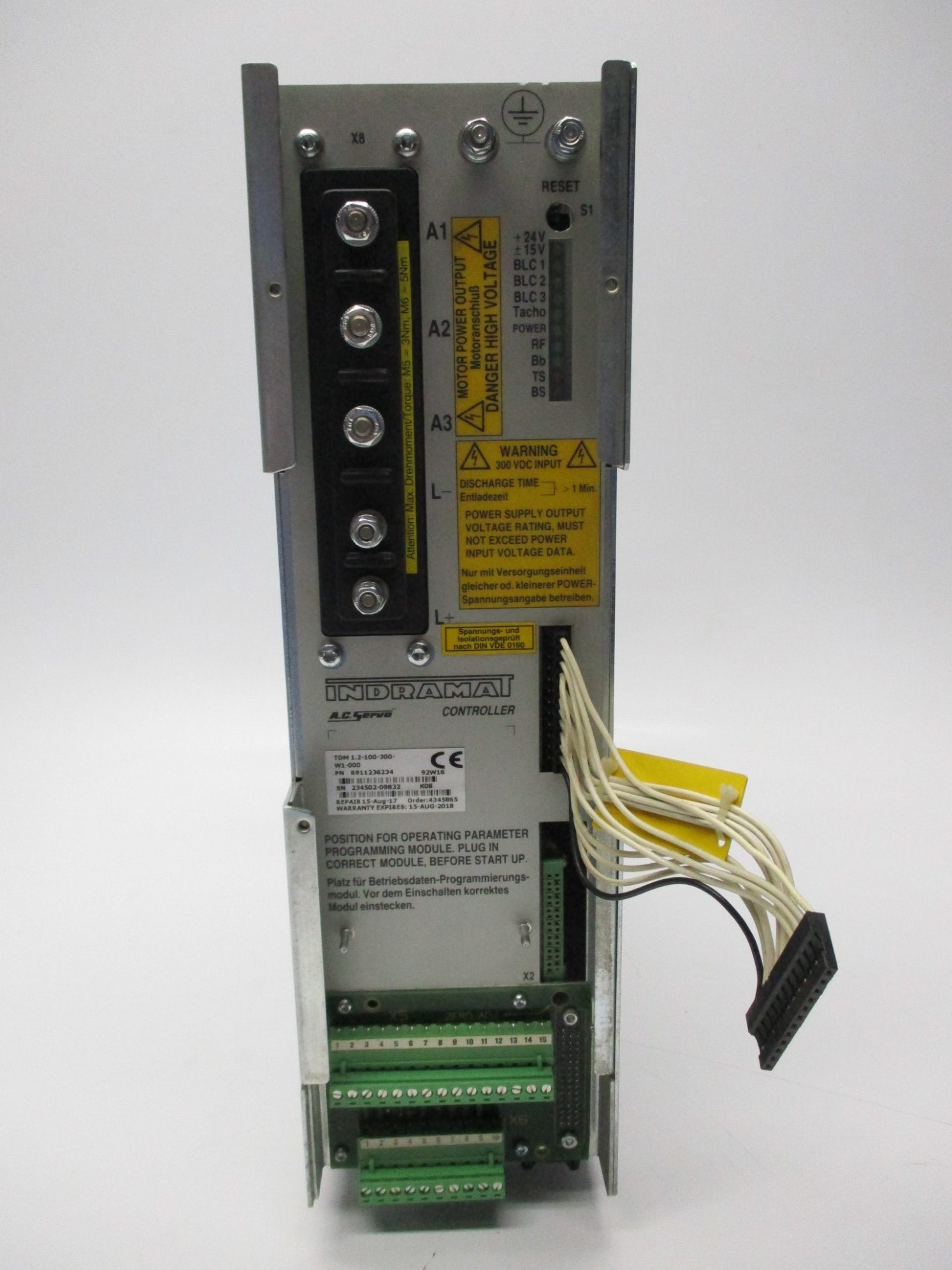 INDRAMAT TDM1.2-100-300-W1-000 R911236234 REMAN