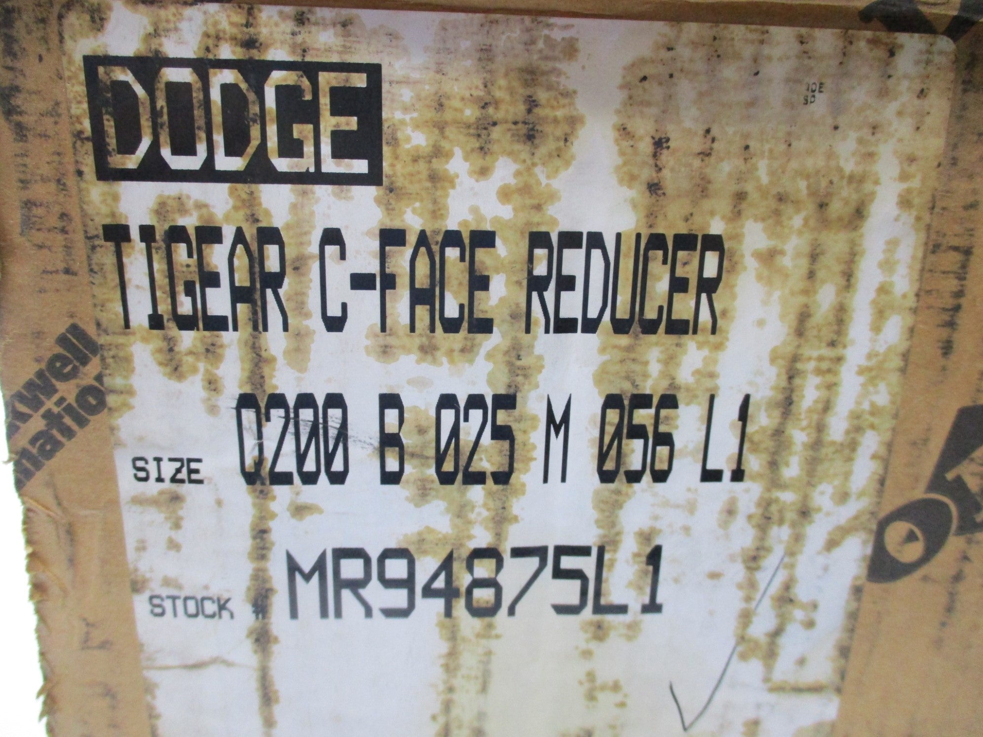 DODGE MR94875L1 Q200-B-025-M-056-L1 NSFS