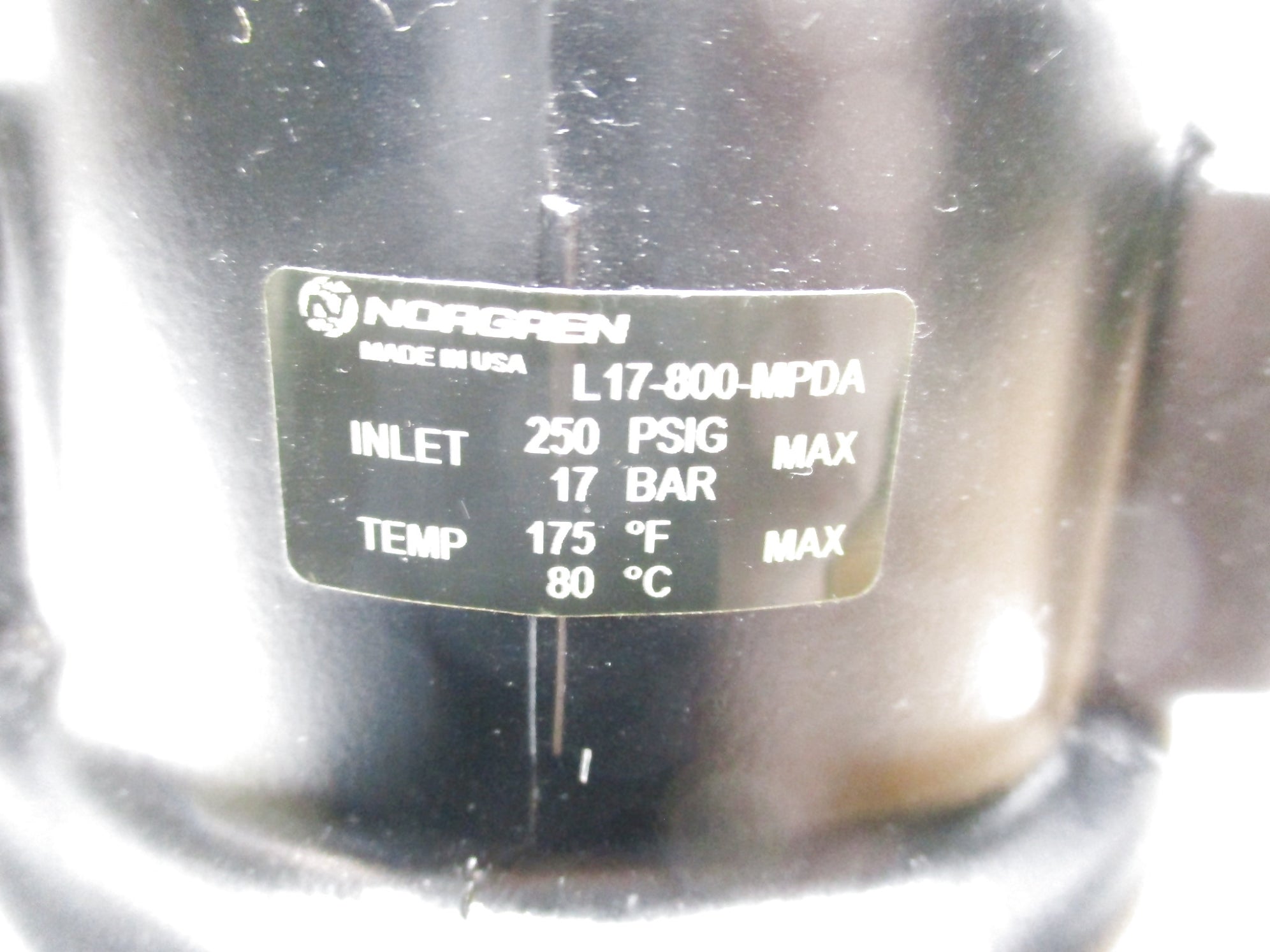 NORGREN L17-800-MPDA 250PSIG NSNP