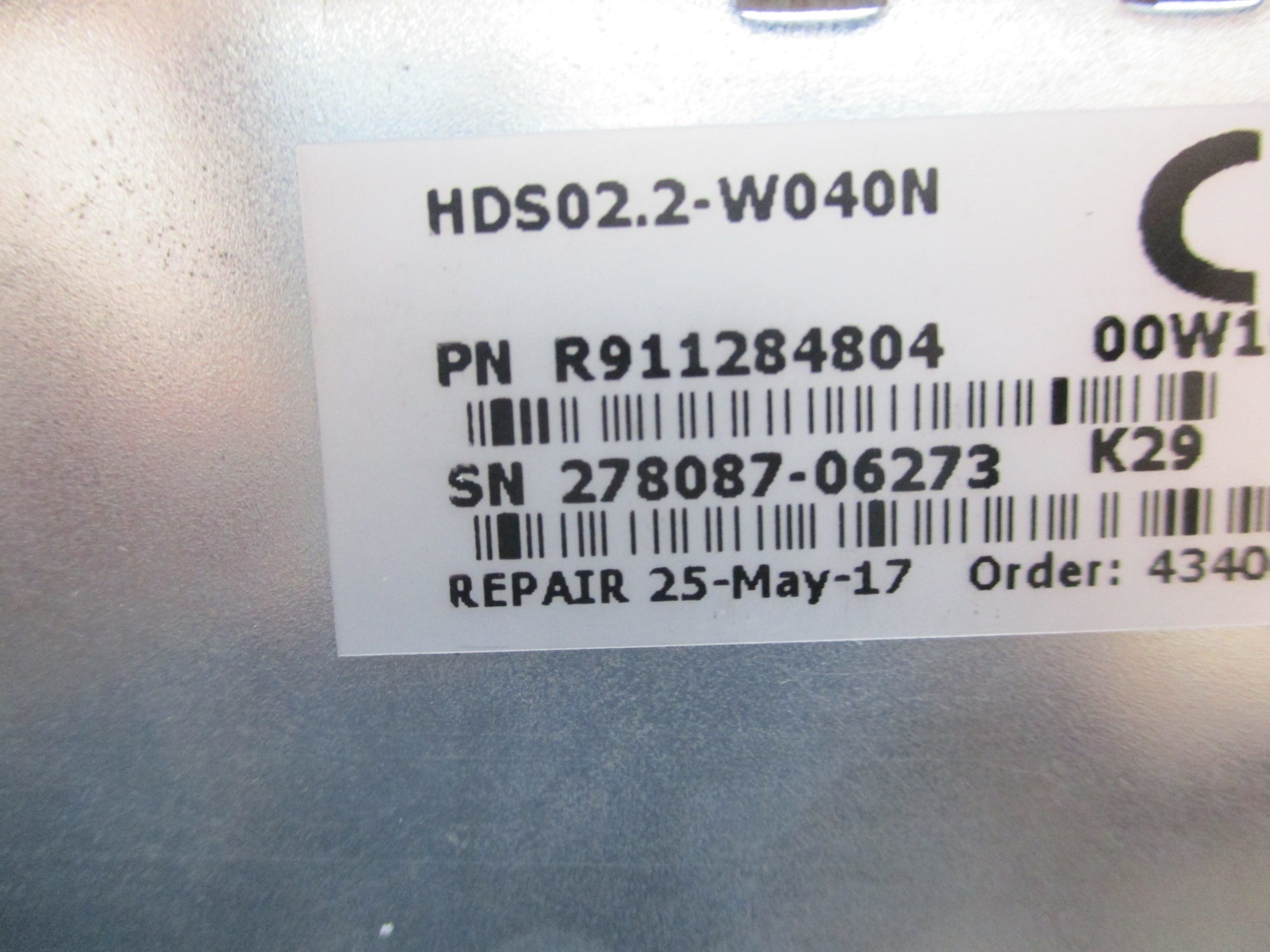 REXROTH HDS02.2-W040N REMAN