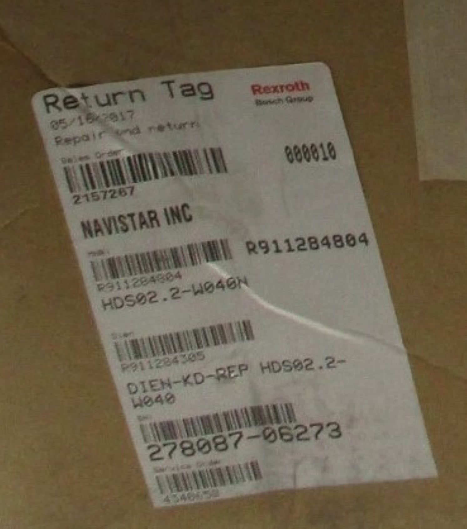 REXROTH HDS02.2-W040N REMAN