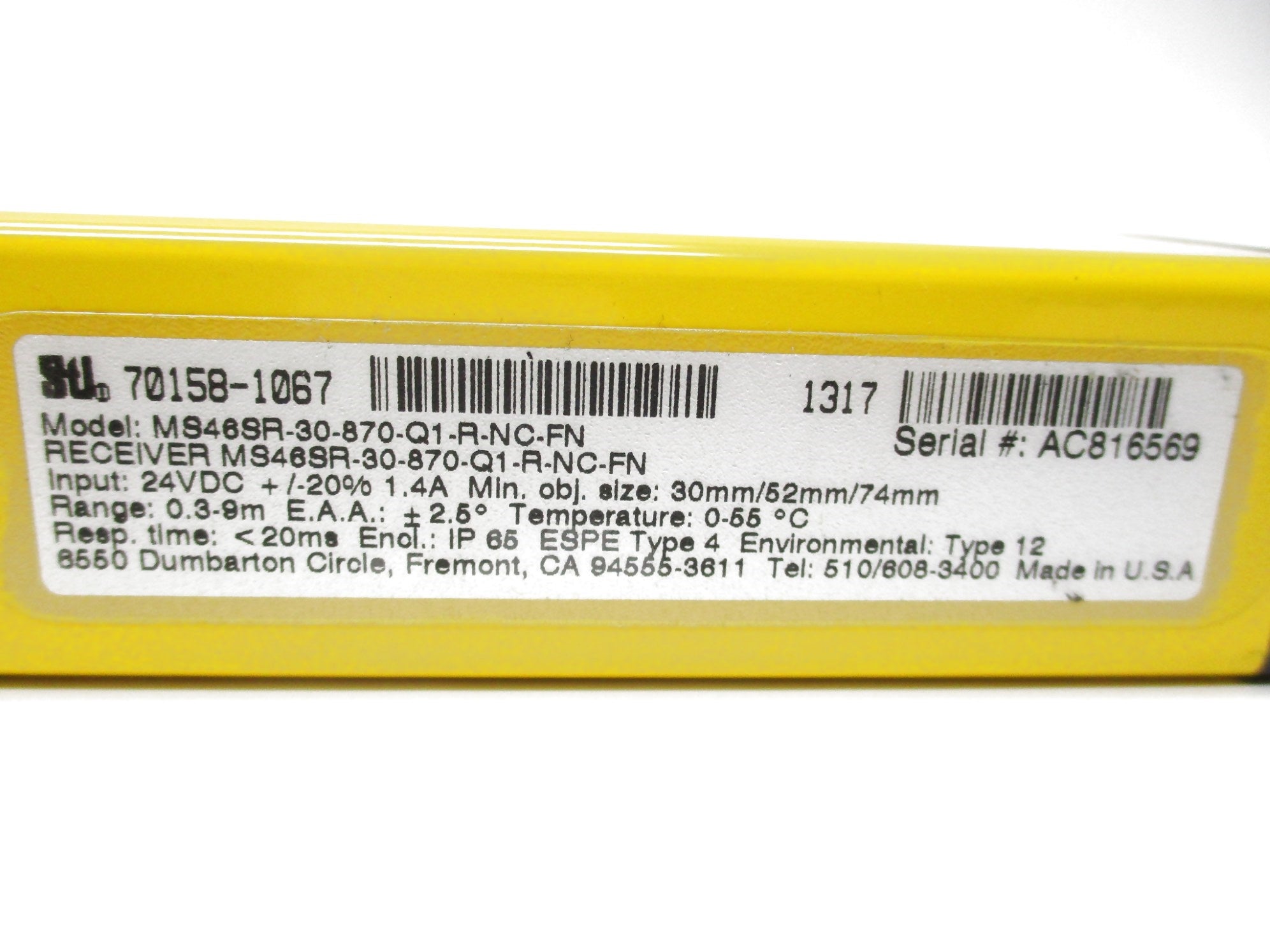 STI MS46SR-30-870-Q1-R-NC-FN 70158-1067 NSNP