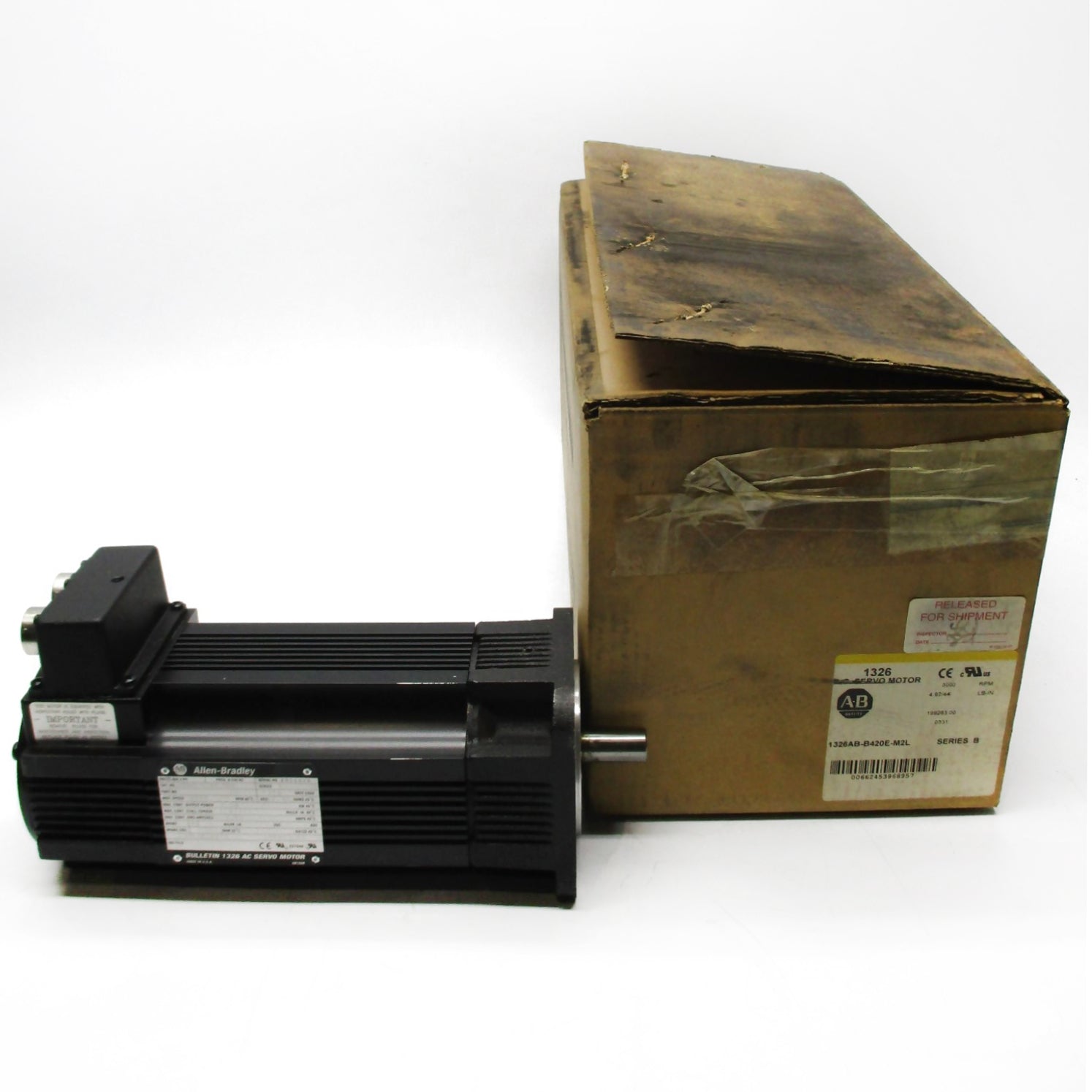 ALLEN BRADLEY 1326AB-B420E-M2L SER. B (WH/YL) NSMP