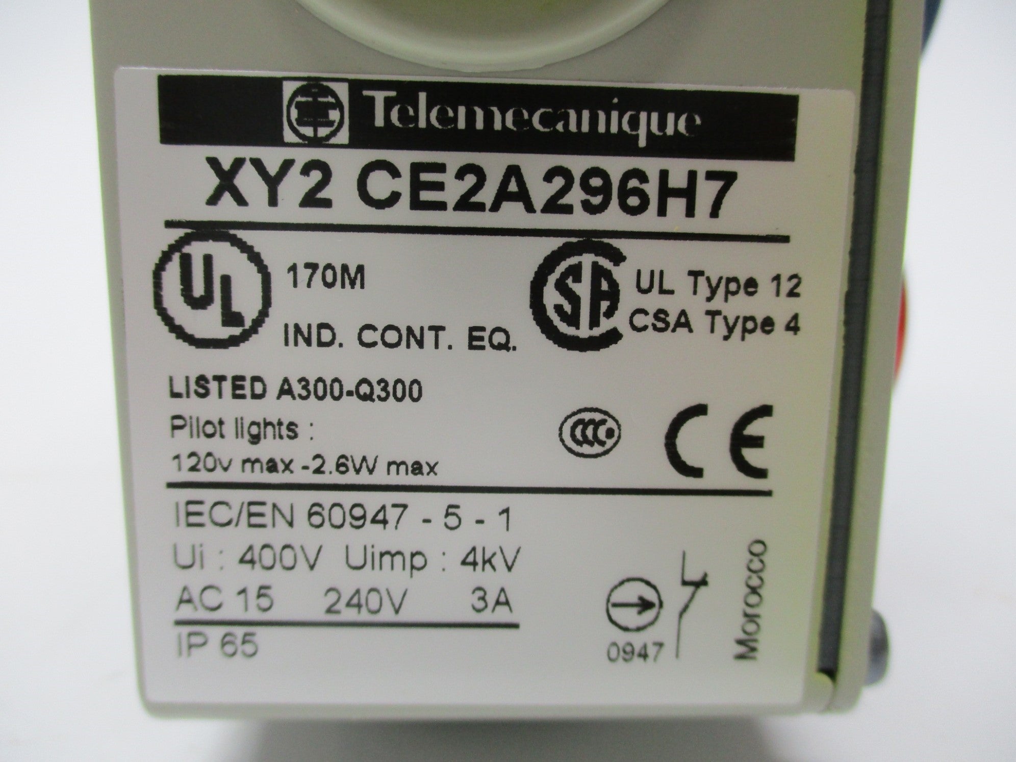 TELEMECANIQUE XY2-CE2A296H7 NSNP