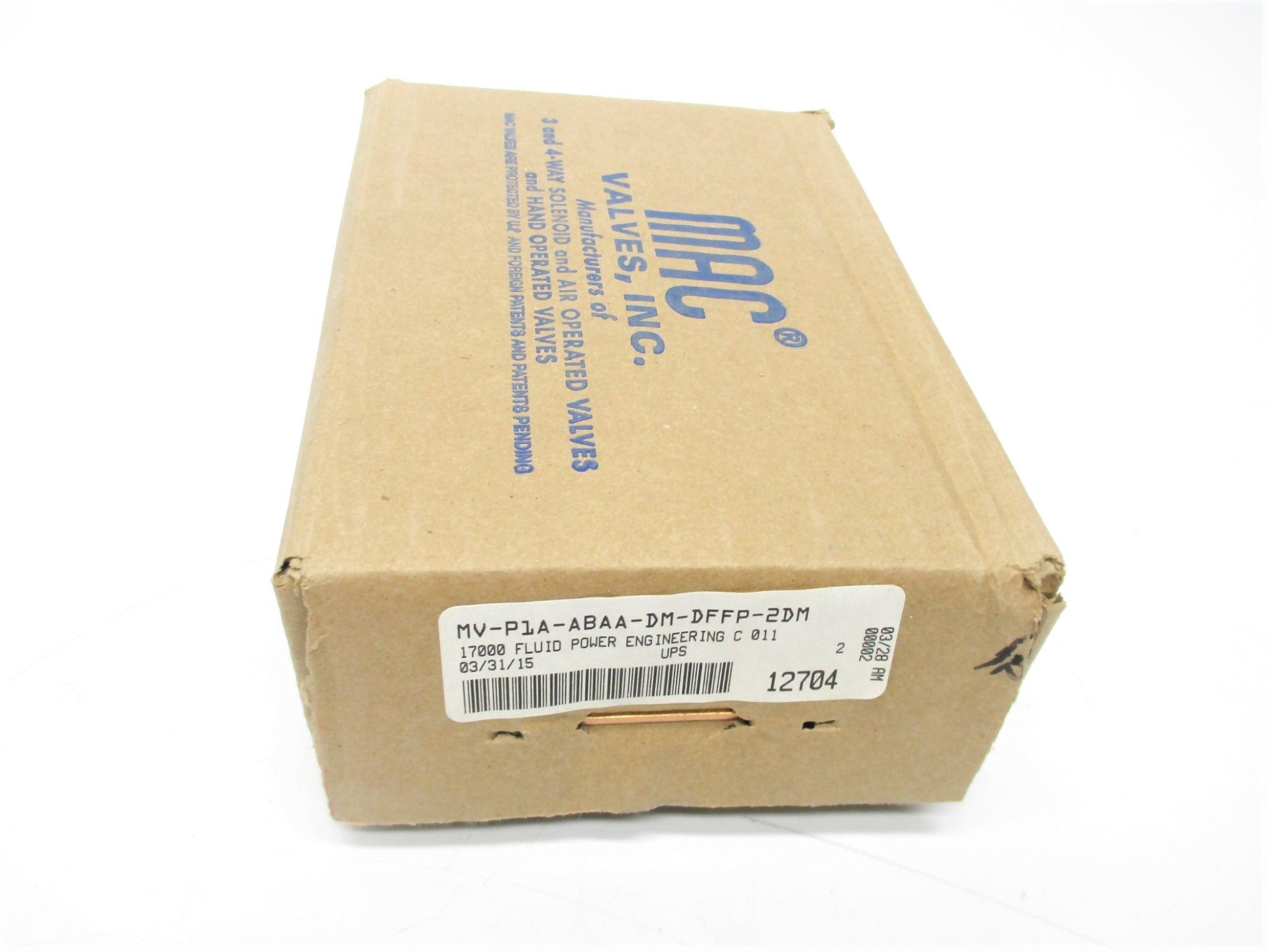 MAC MV-P1A-ABAA-DM-DFFP-2DM NSFS